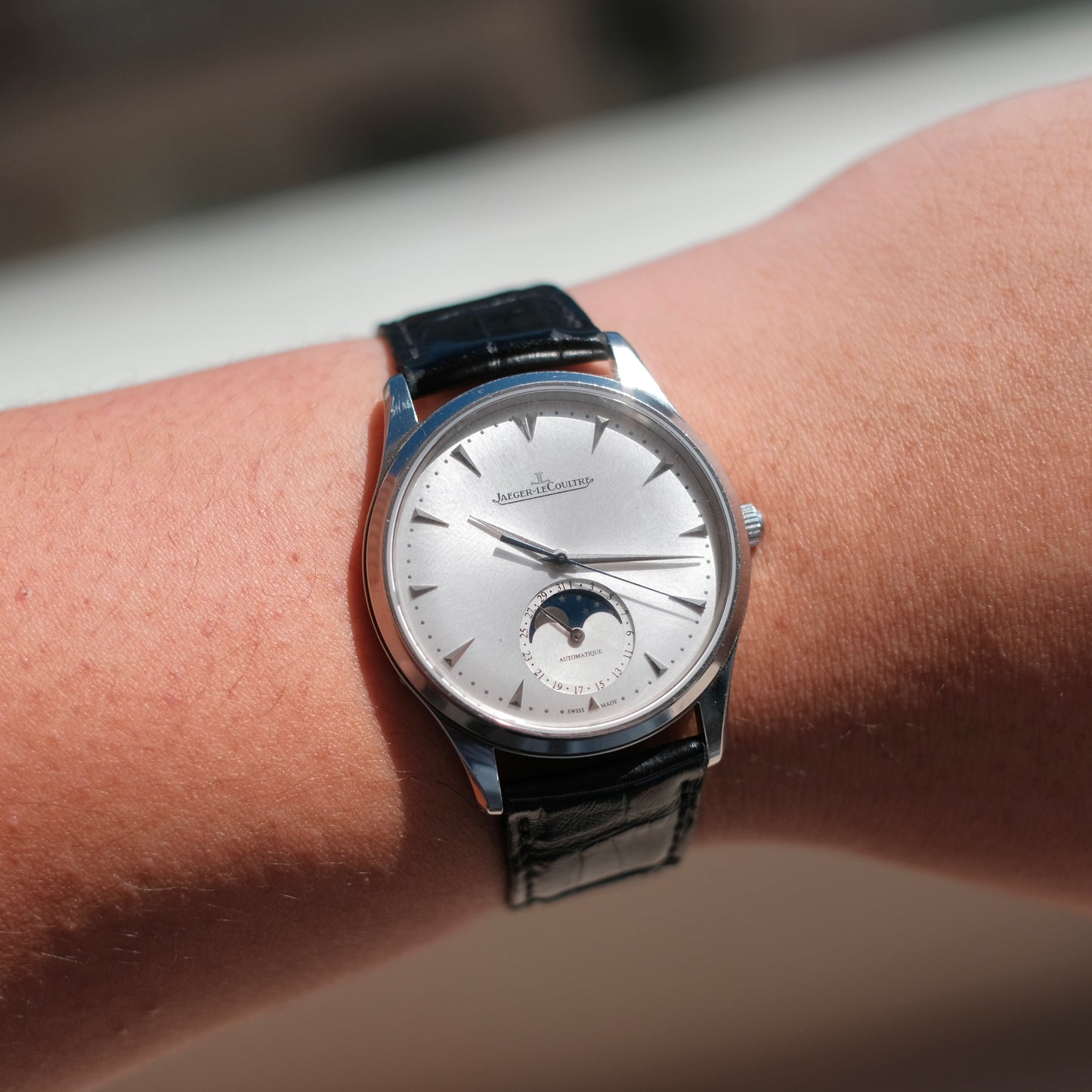 2013 Master Ultra Thin Moonphase ref Q1368420, Box & Papers.