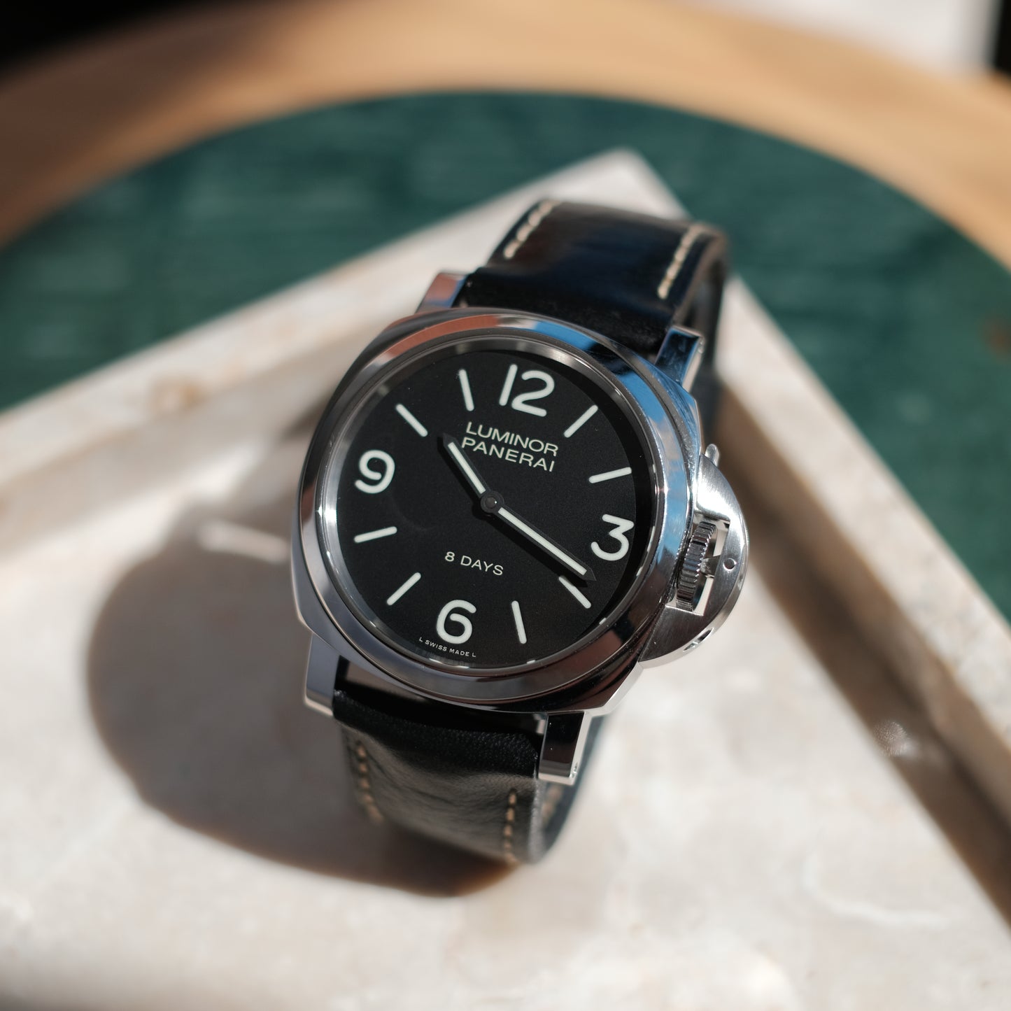 2018 Luminor Base 8 Days Ref PAM00560, Box & Papers.