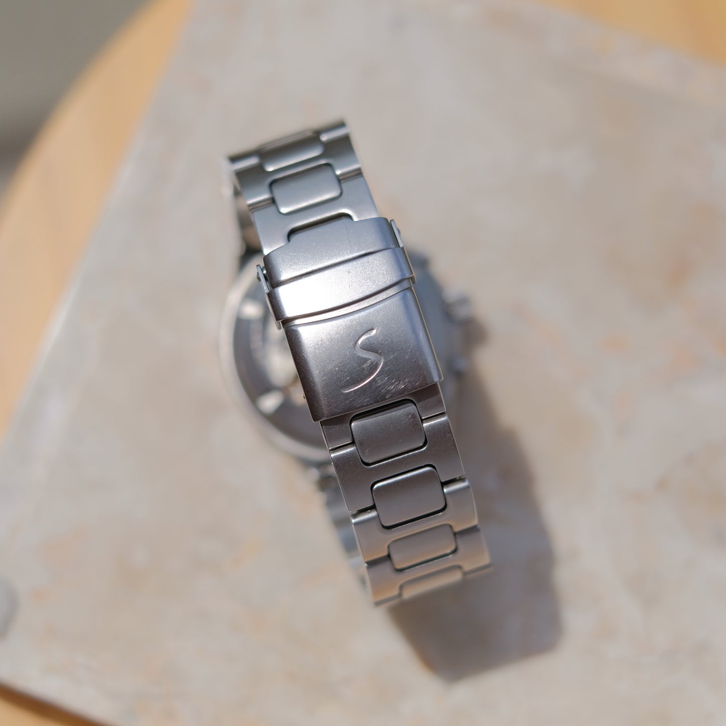 1990’s Sinn 144 ST Chronograph GMT, Pumpkin Tritium Patina.