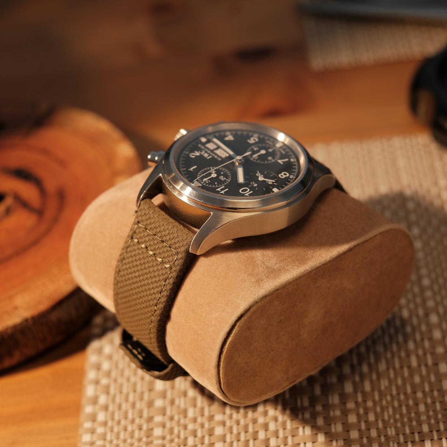 Circa 2000's Pilot’s FliegerChronograph 3706 Italian Market, ref IW370602 with Box.