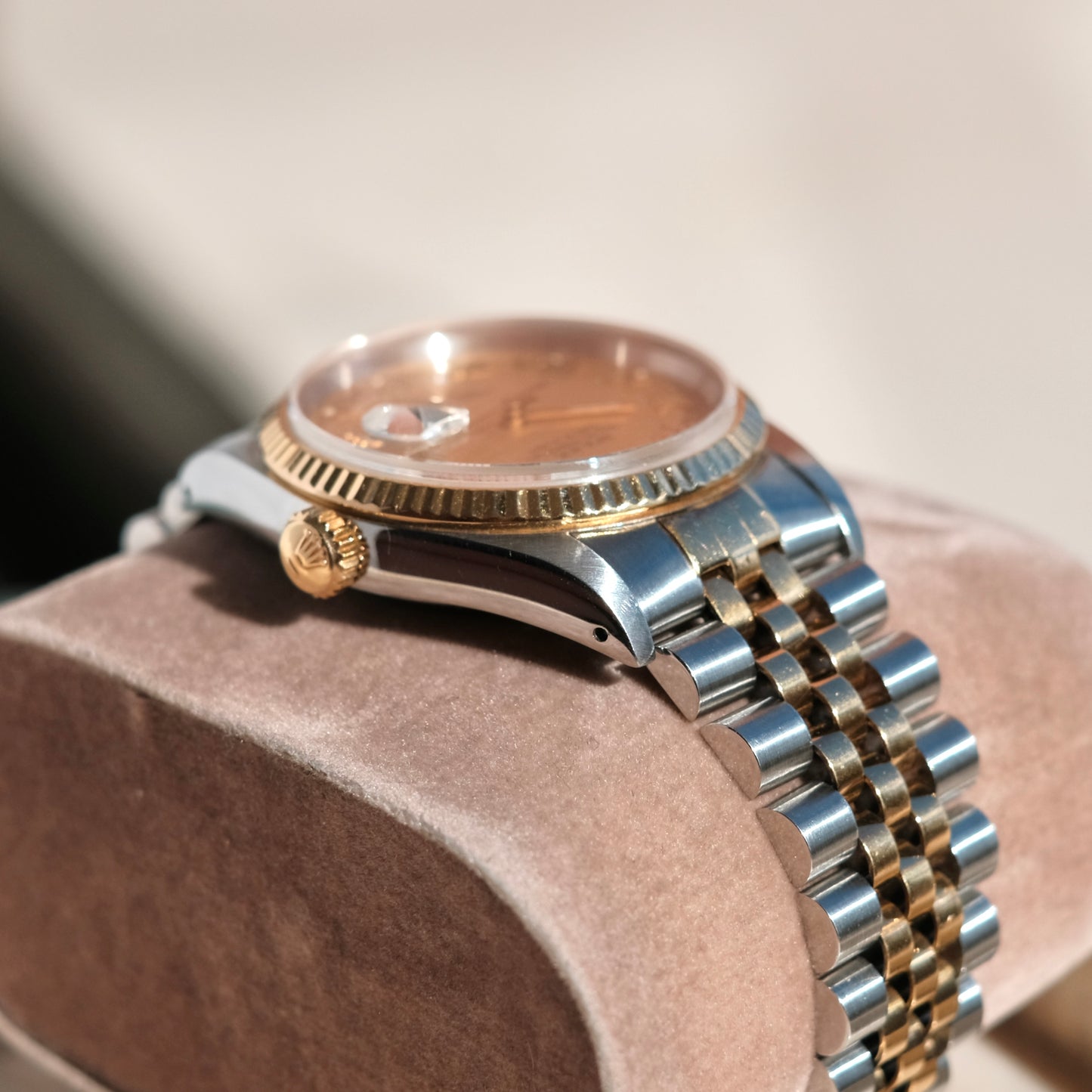 1988 Datejust 36 Two-tone ‘Lemon’ dial with roman numerals, watch only.