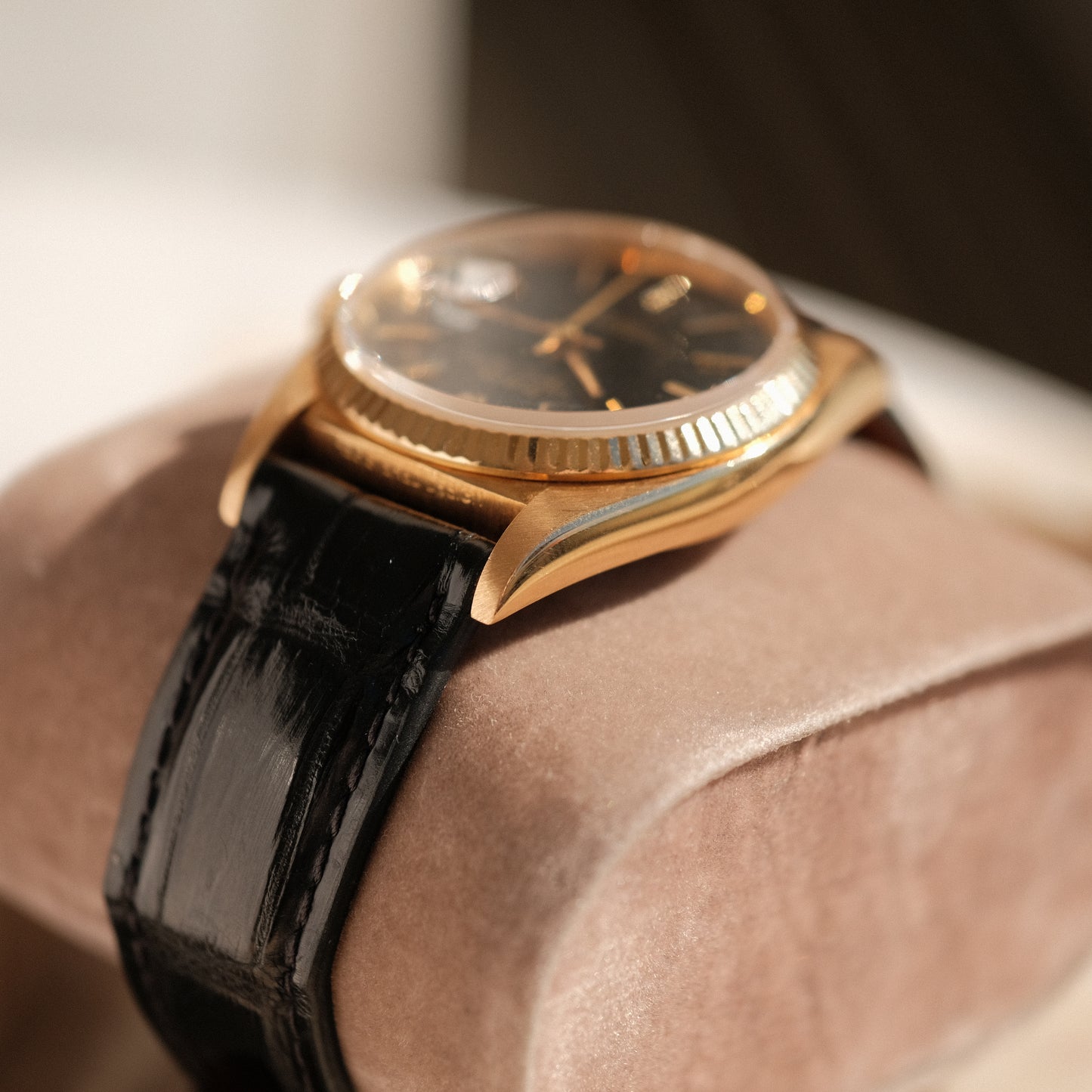 1979 Datejust 36 18k Gold with black dial, ref 16018