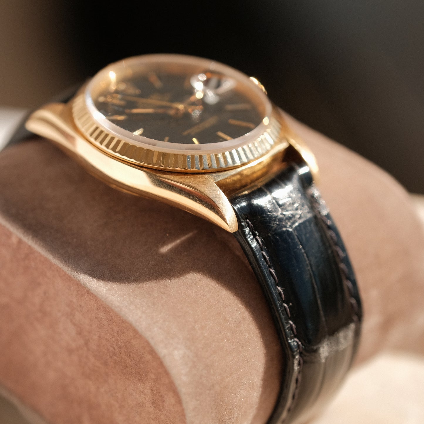 1979 Datejust 36 18k Gold with black dial, ref 16018