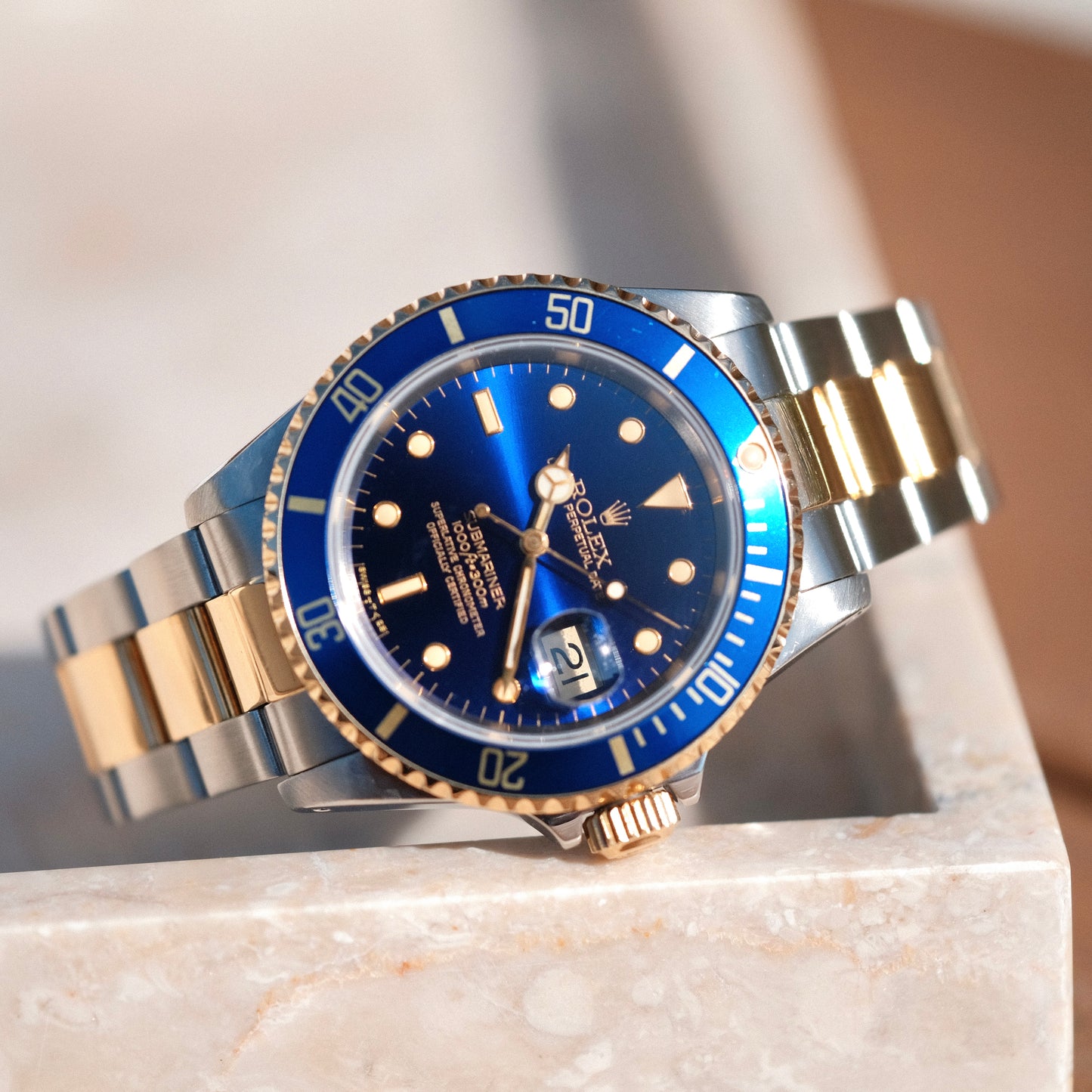 1991 SUBMARINER 16613 BLUESY PURPLE DIAL