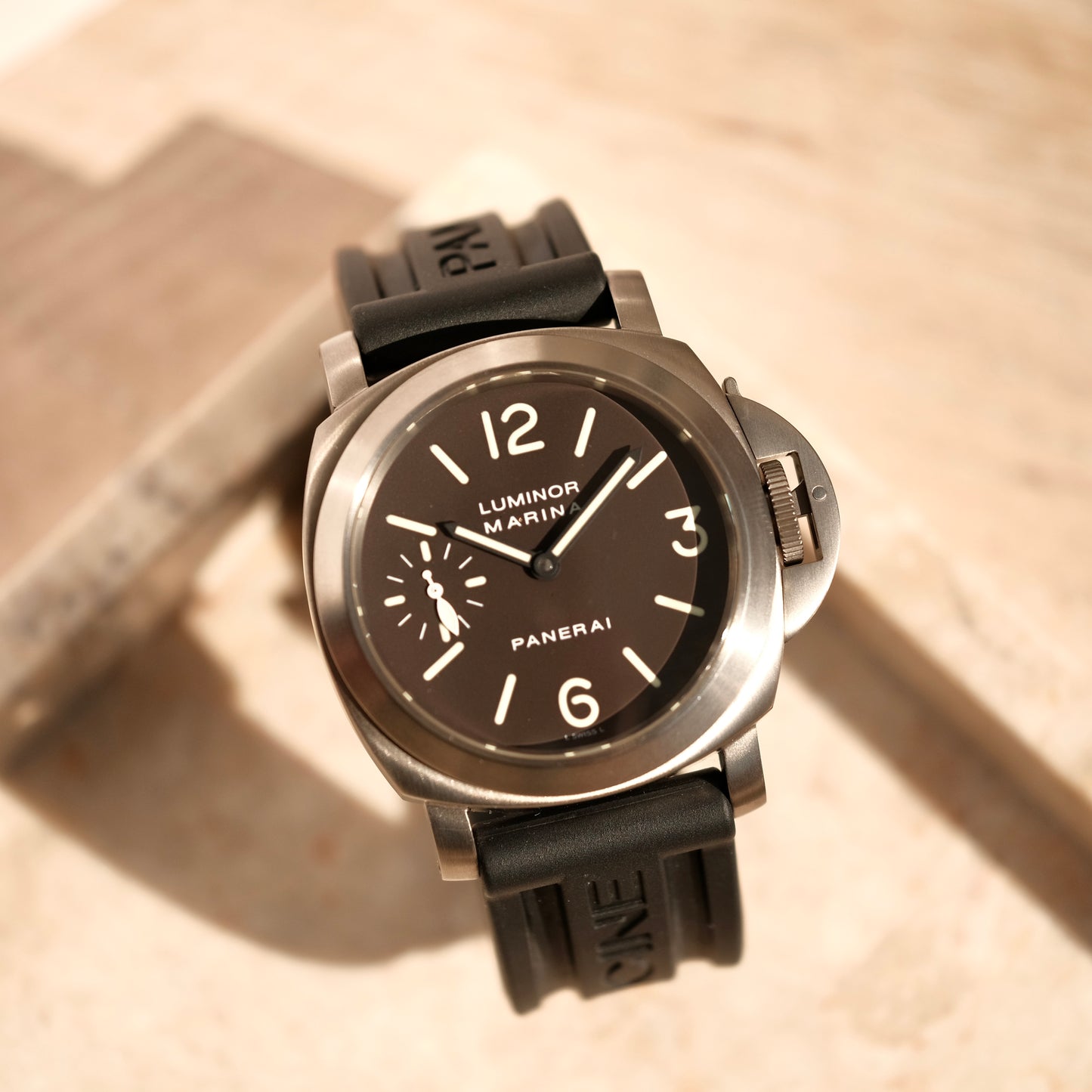 2003 Luminor Marina Tobacco Dial PAM00061C, Rare & Full Set!