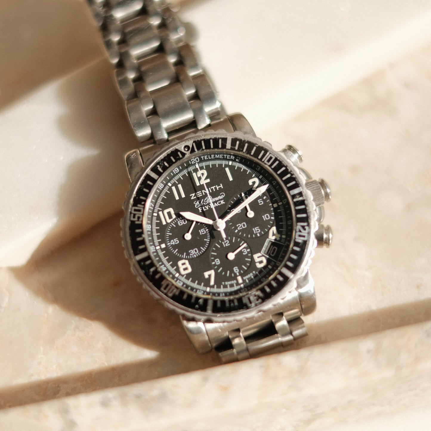 1999 Zenith El Primero Flyback Rainbow Chronograph, Full set!