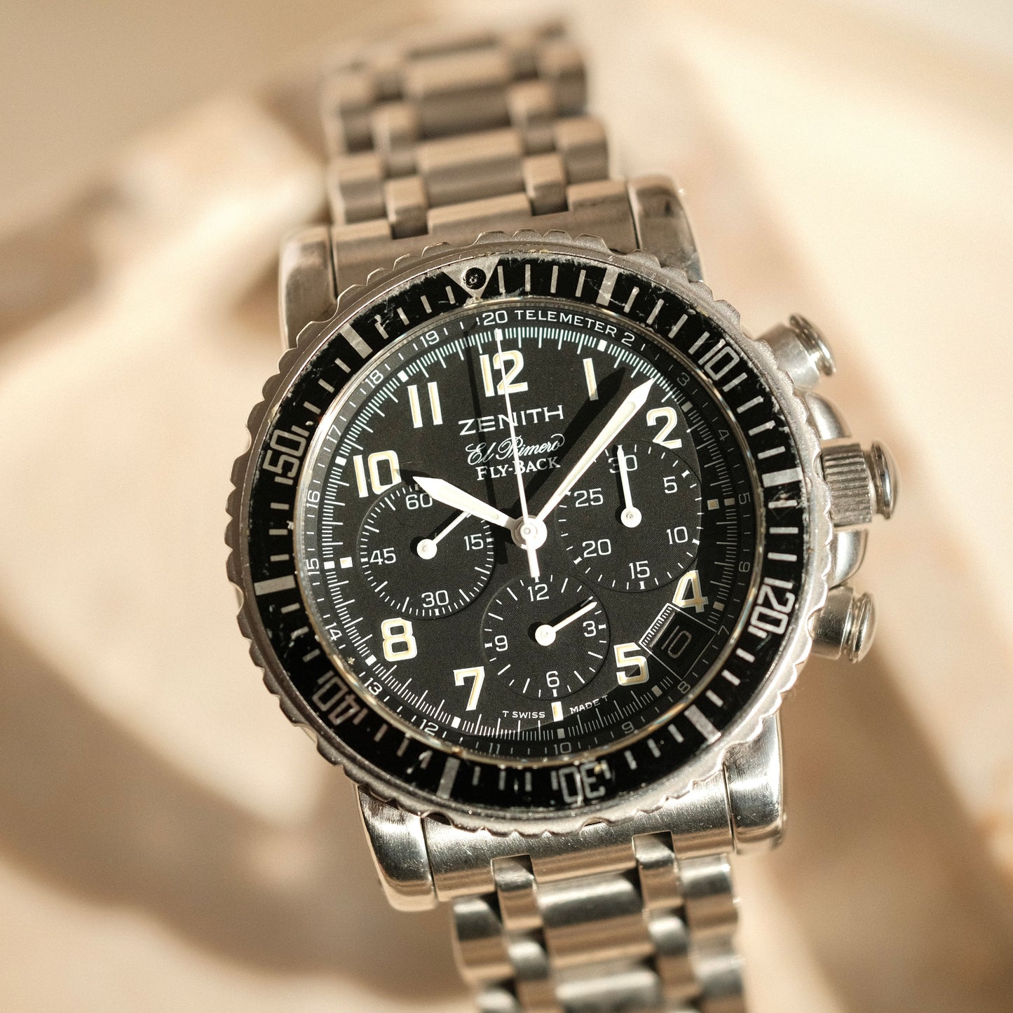 1999 Zenith El Primero Flyback Rainbow Chronograph, Full set!