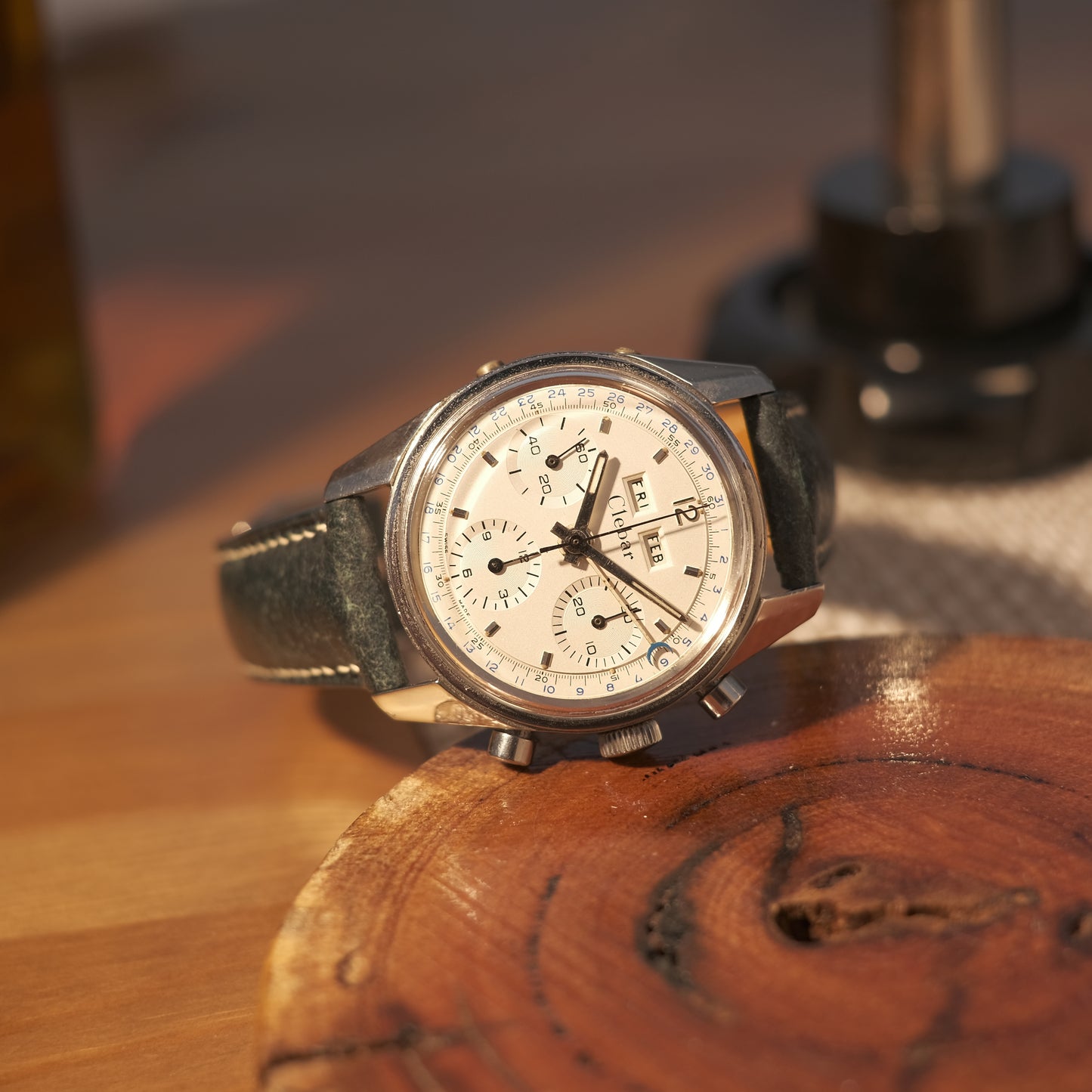 1960’s Triple Date Chronograph Valjoux 72c “Poor man’s Carrera” ref 2547 S.