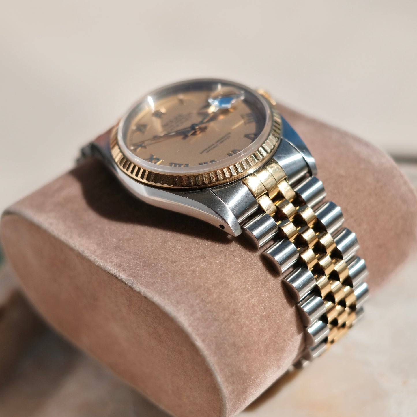 1988 Datejust 36 Two-tone ‘Lemon’ dial with roman numerals, watch only.