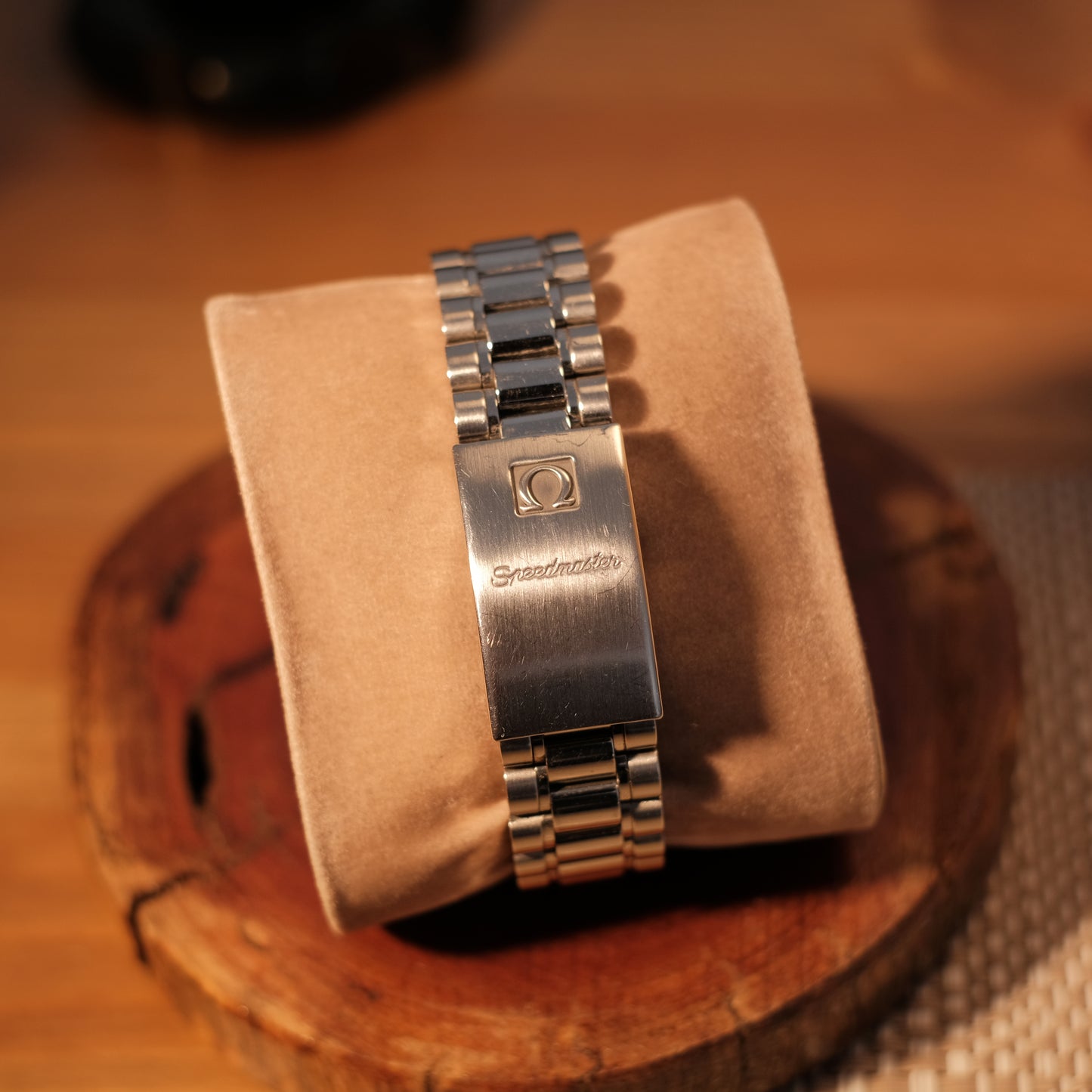 Circa 1990's Speedmaster Date Reverse Panda JDM Creamy Patina, Ref 3511.50 serviced.