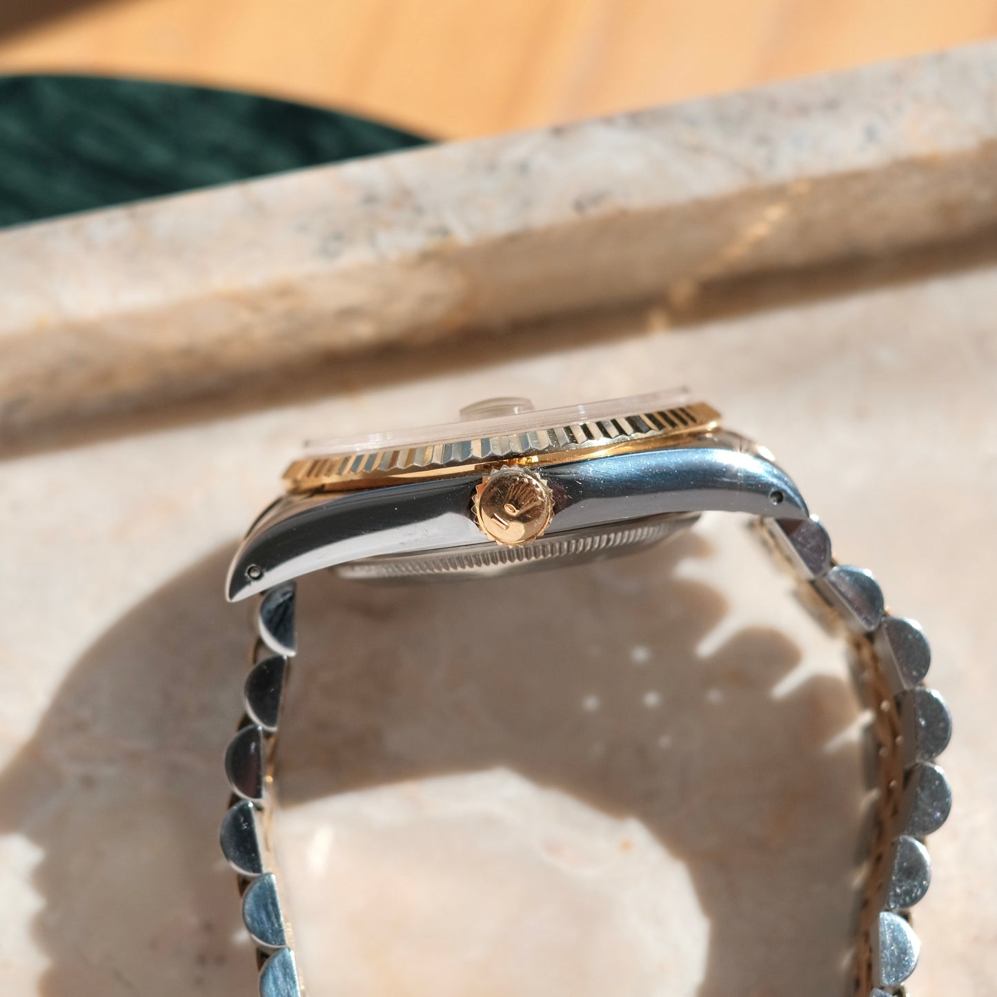 1988 Datejust 36 Two-tone ‘Lemon’ dial with roman numerals, watch only.