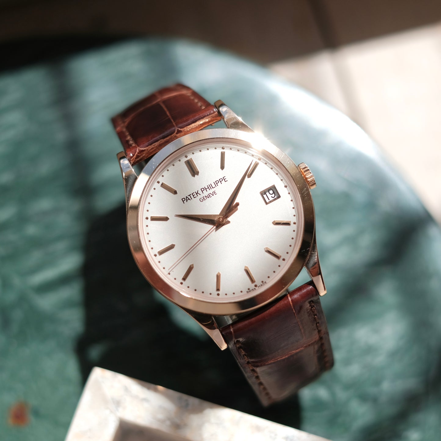 2008 Calatrava 5296R Rose Gold, Box & Papers