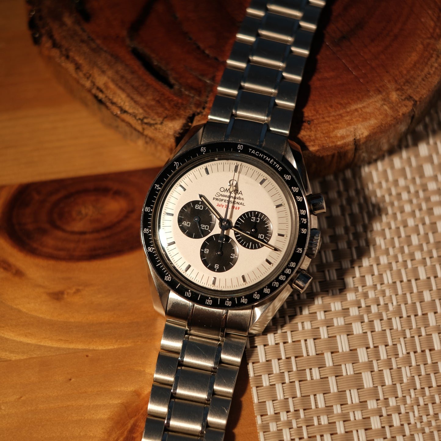 2006 Speedmaster Professional Apollo XI 35th Anniversary Panda, Box & Papers.