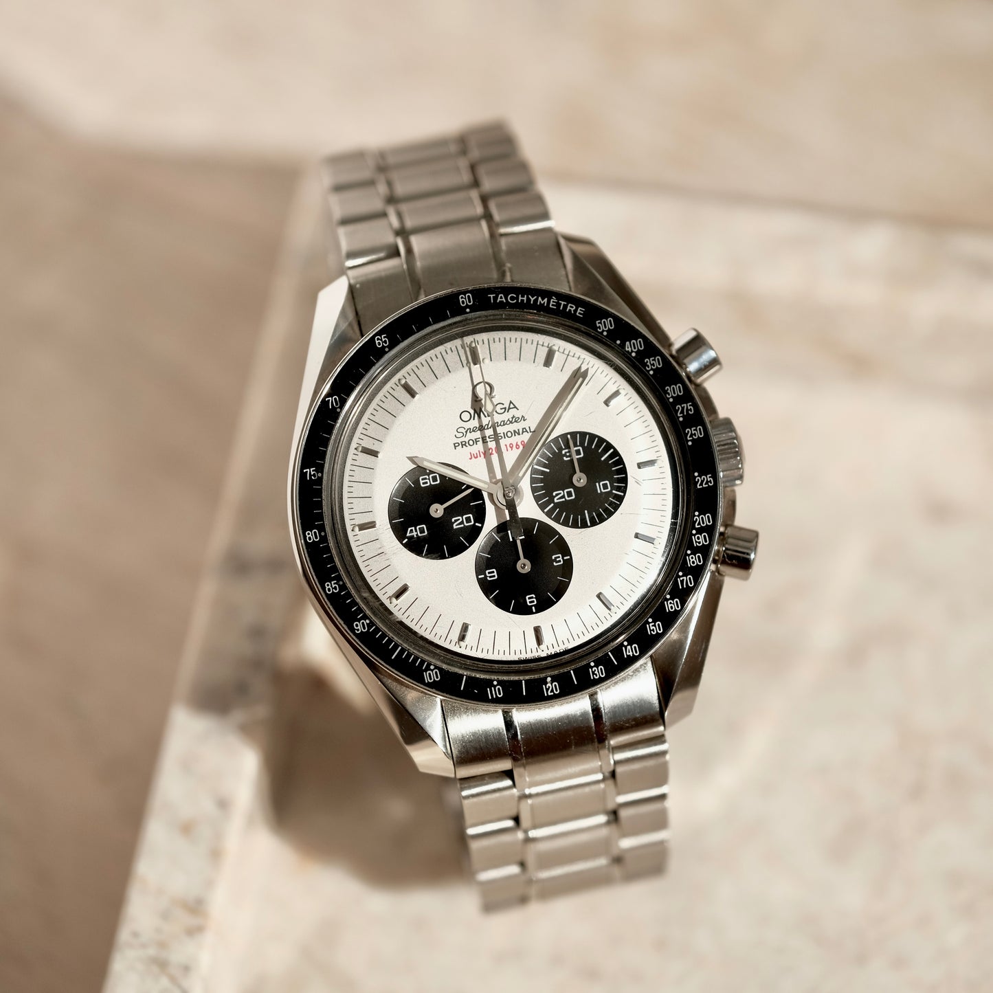 Speedmaster Moonwatch Apollo XI 35th Anniversary Panda, Full set & Unpolished!