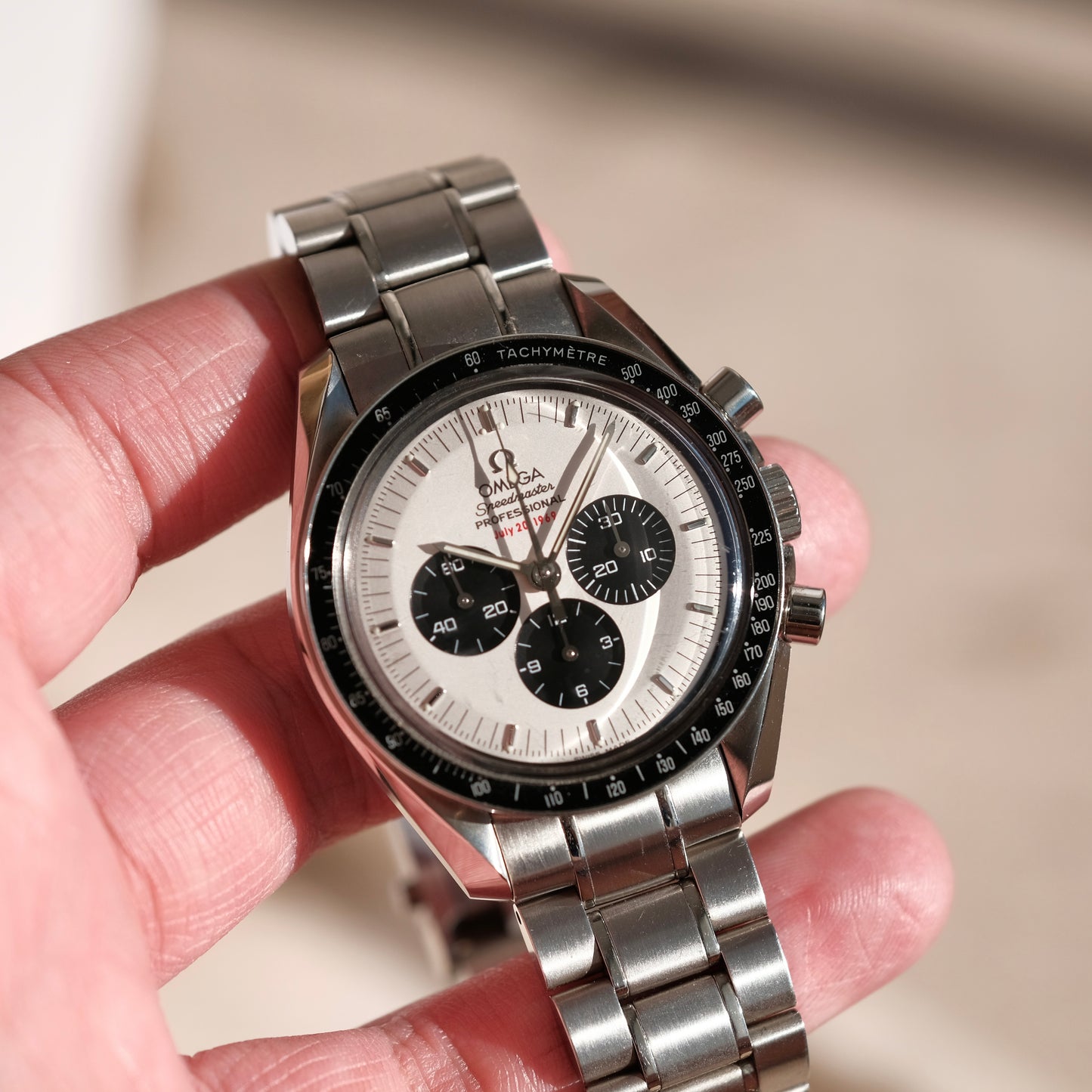 Speedmaster Moonwatch Apollo XI 35th Anniversary Panda, Full set & Unpolished!