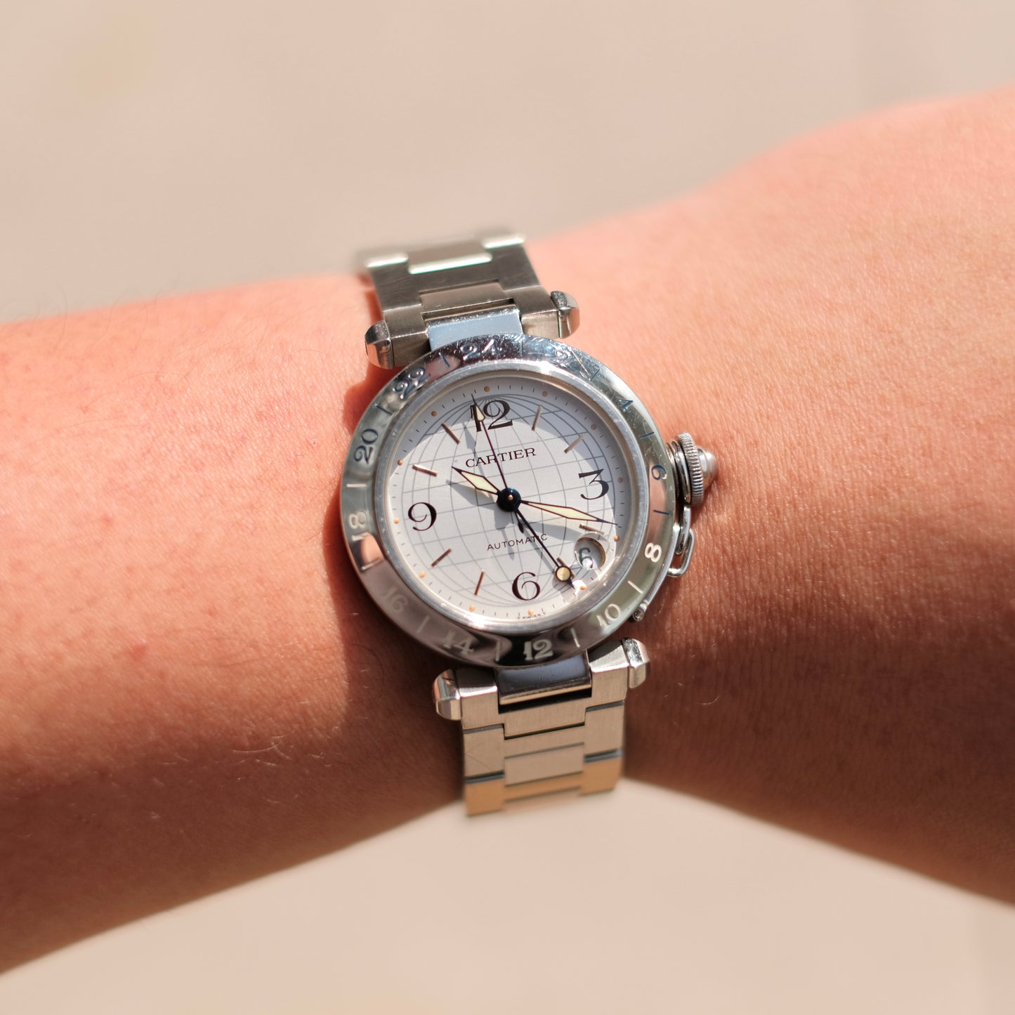 1990’s Pasha C GMT Ref 2377, Pumpkin Patina dial!