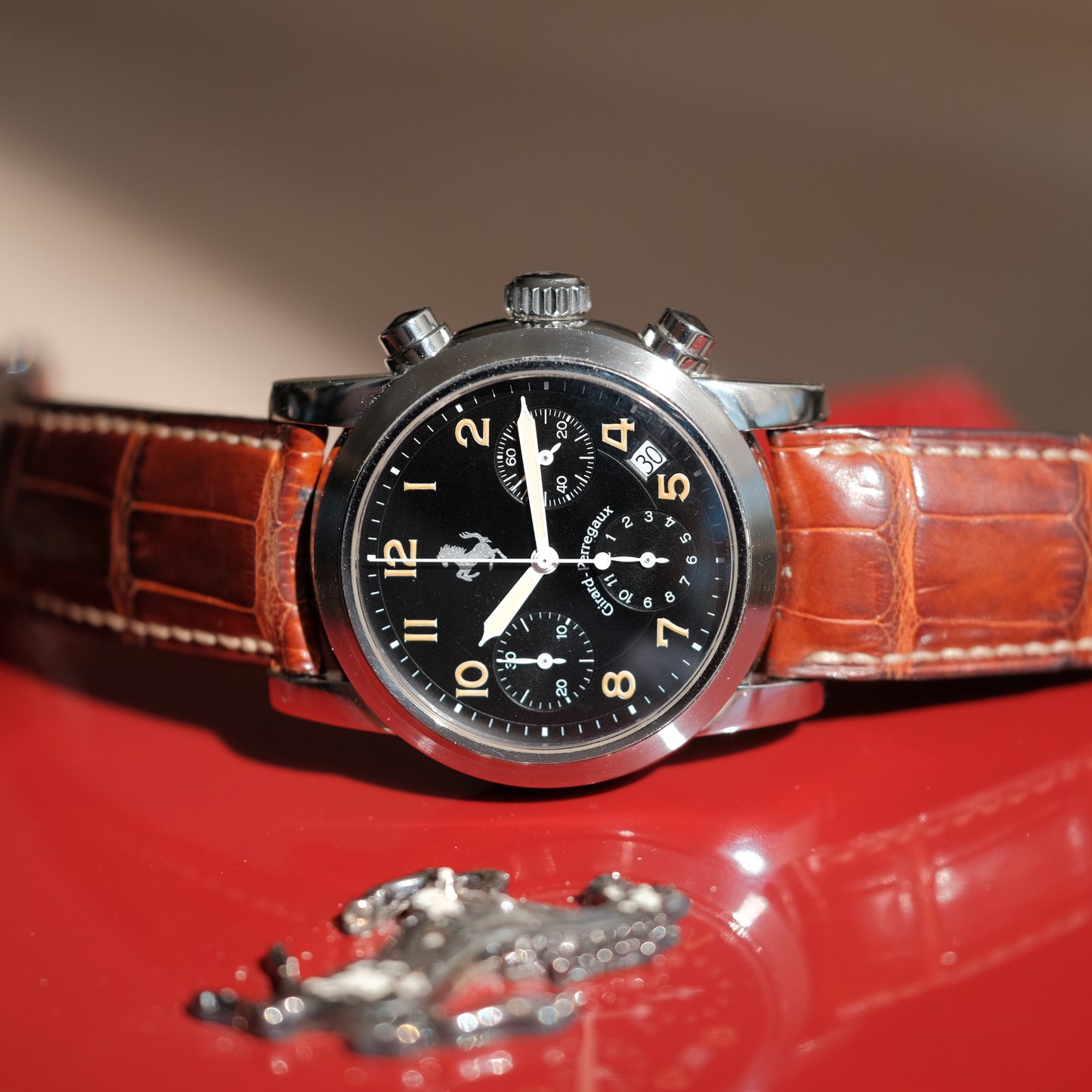 1990’s Ferrari Chronograph ref 8020, With Original Box.