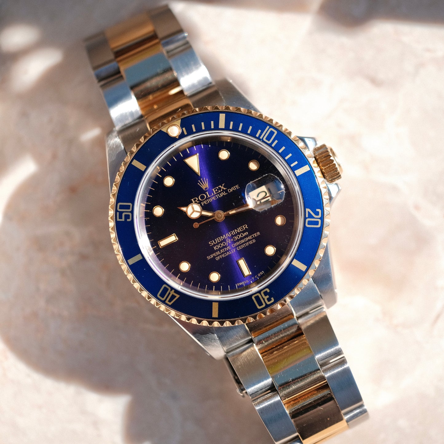 1991 SUBMARINER 16613 BLUESY PURPLE DIAL