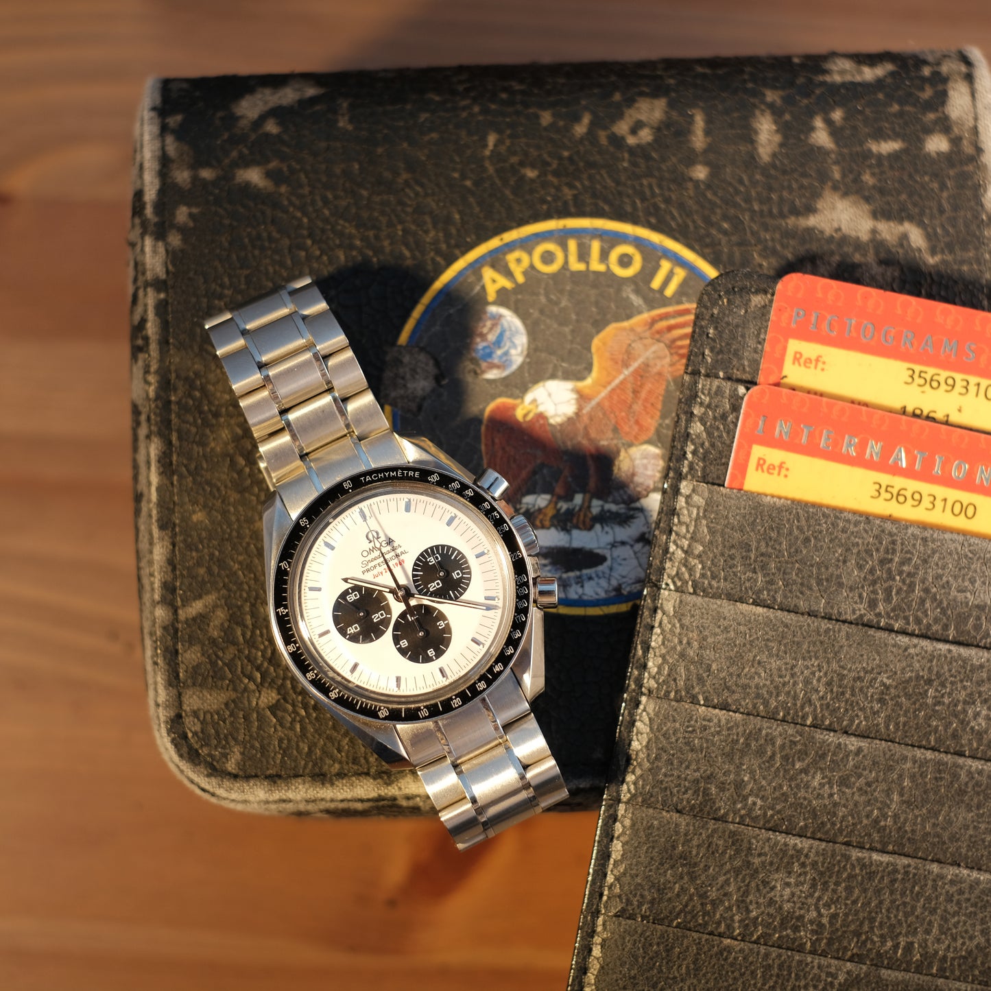 2006 Speedmaster Professional Apollo XI 35th Anniversary Panda, Box & Papers.