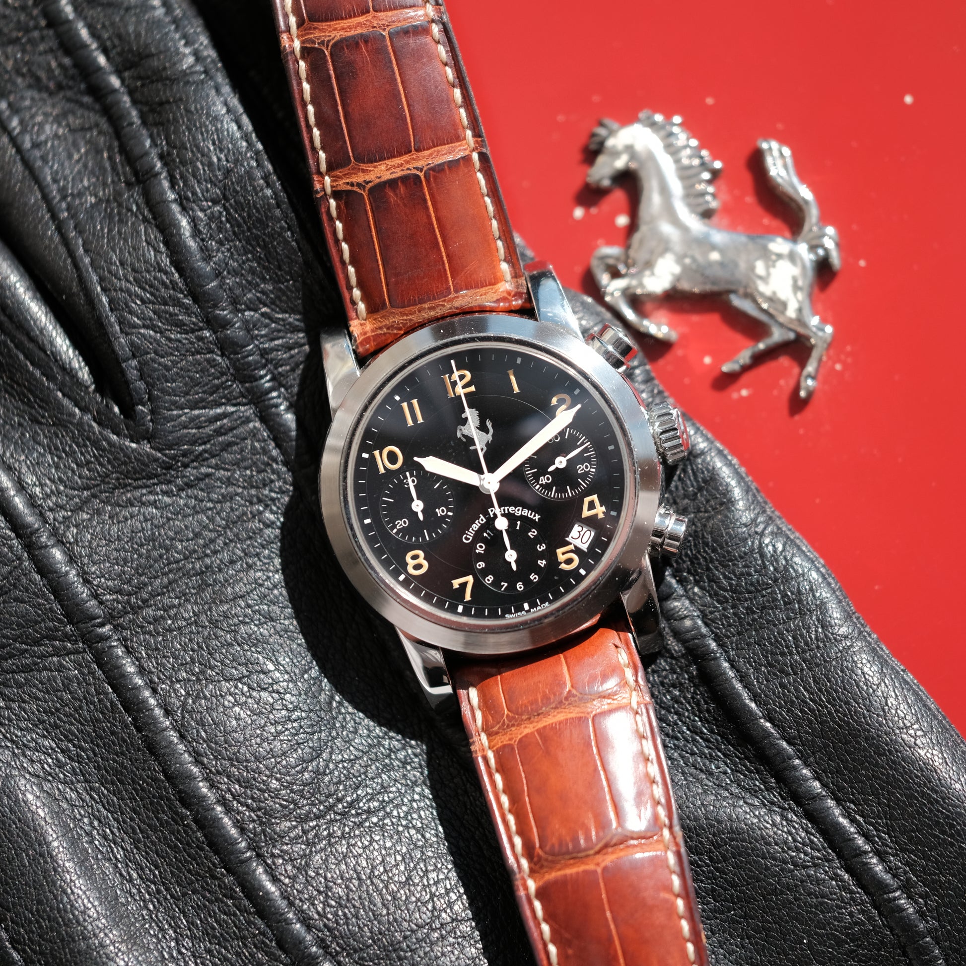 1990's Ferrari Chronograph ref 8020, With Original – Aps Time