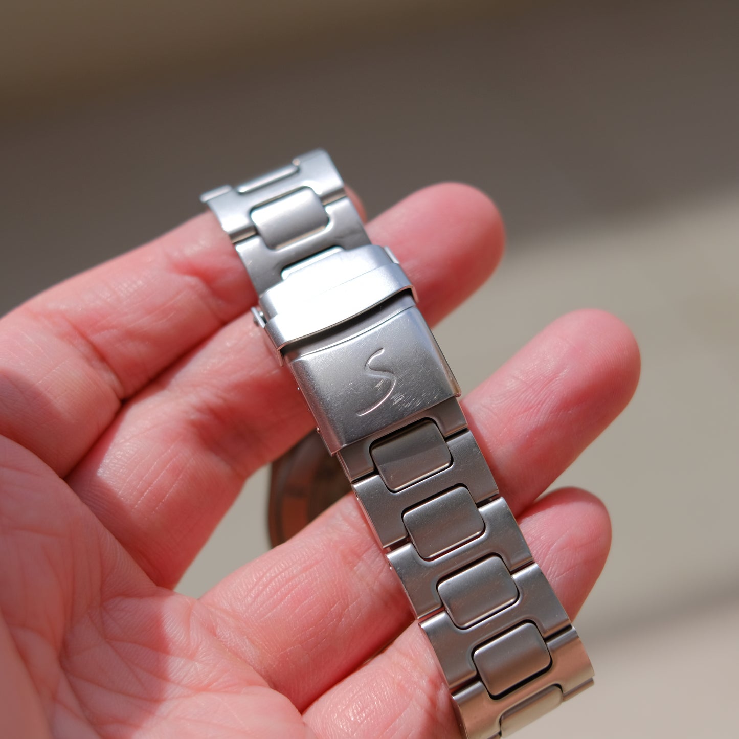 1990’s Sinn 144 ST Chronograph GMT, Pumpkin Tritium Patina.