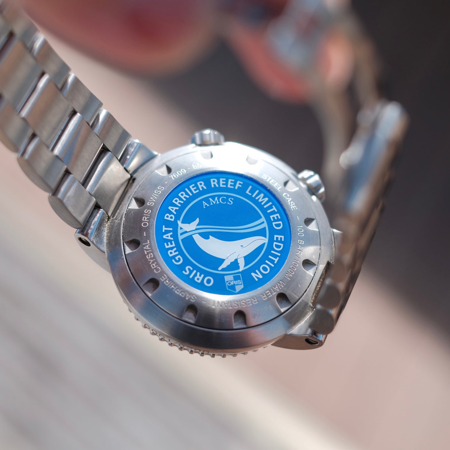 2010 7609 Diver Great Barrier Reef Limited 1000 pieces, Box & Papers.