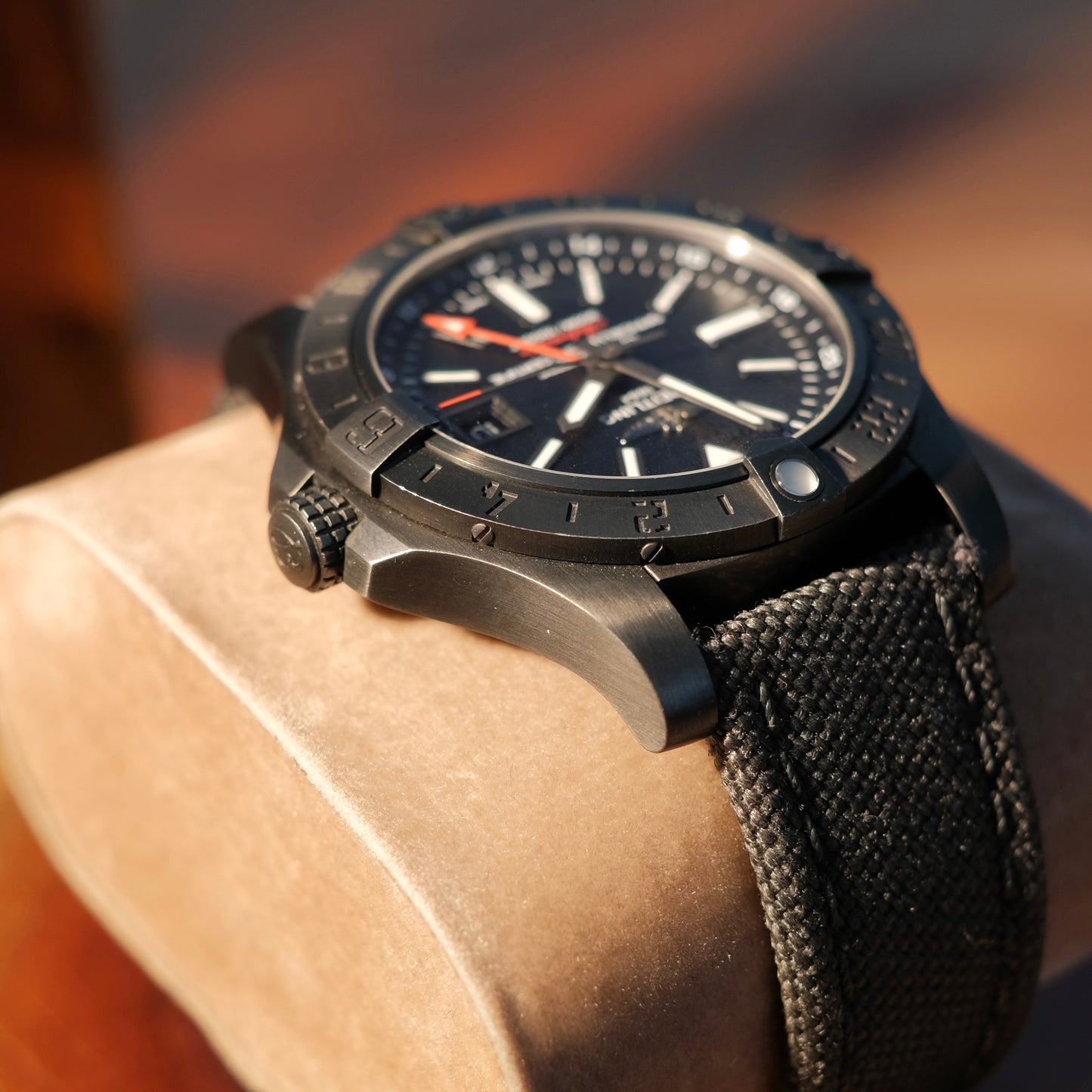 2017 Avenger II GMT Black Steel Volcano Black, Box & Papers.