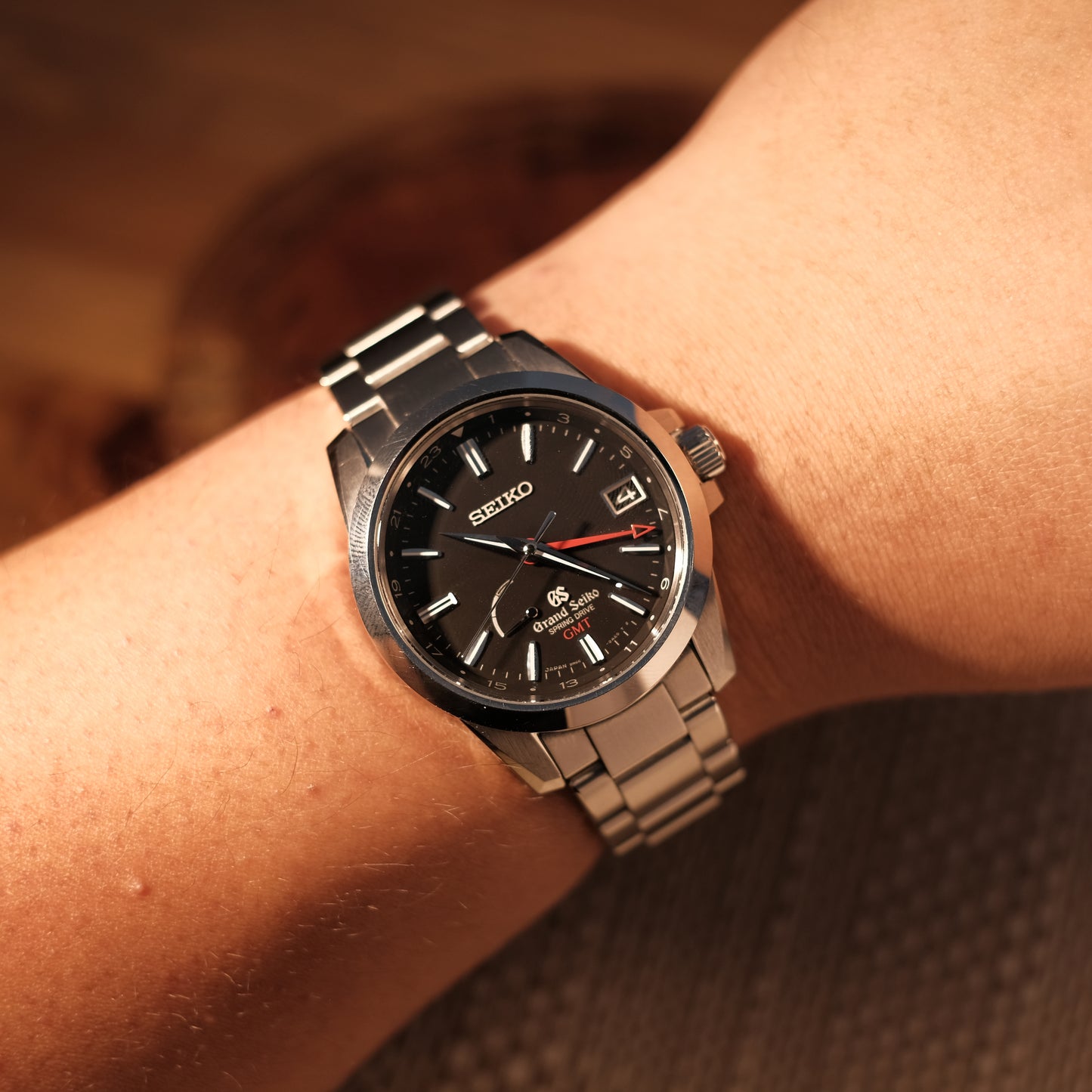 2017 Spring Drive Gmt Ref SBGE013, Box & Papers.