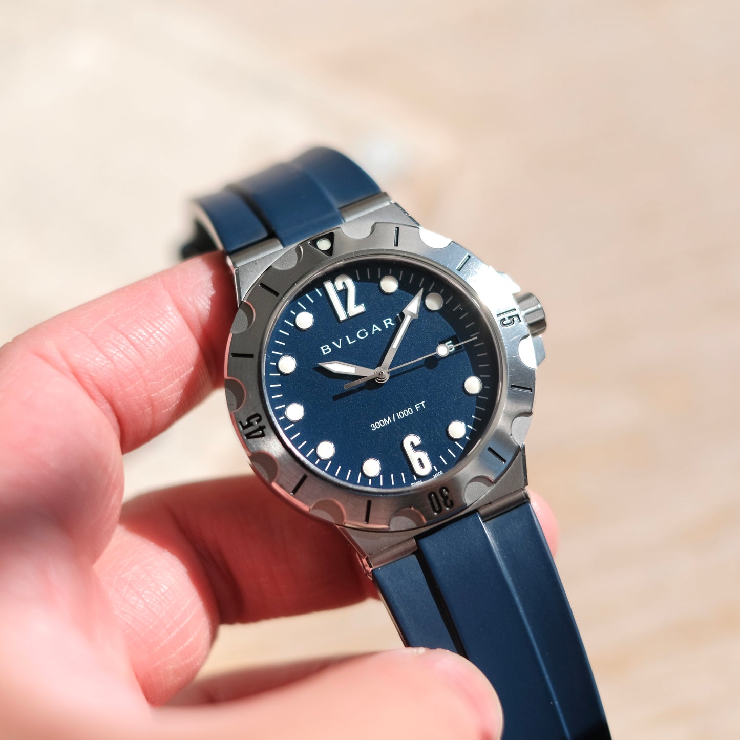 2018 Diagono Scuba Blue, Ref DP 41 S SD - Box & Papers.