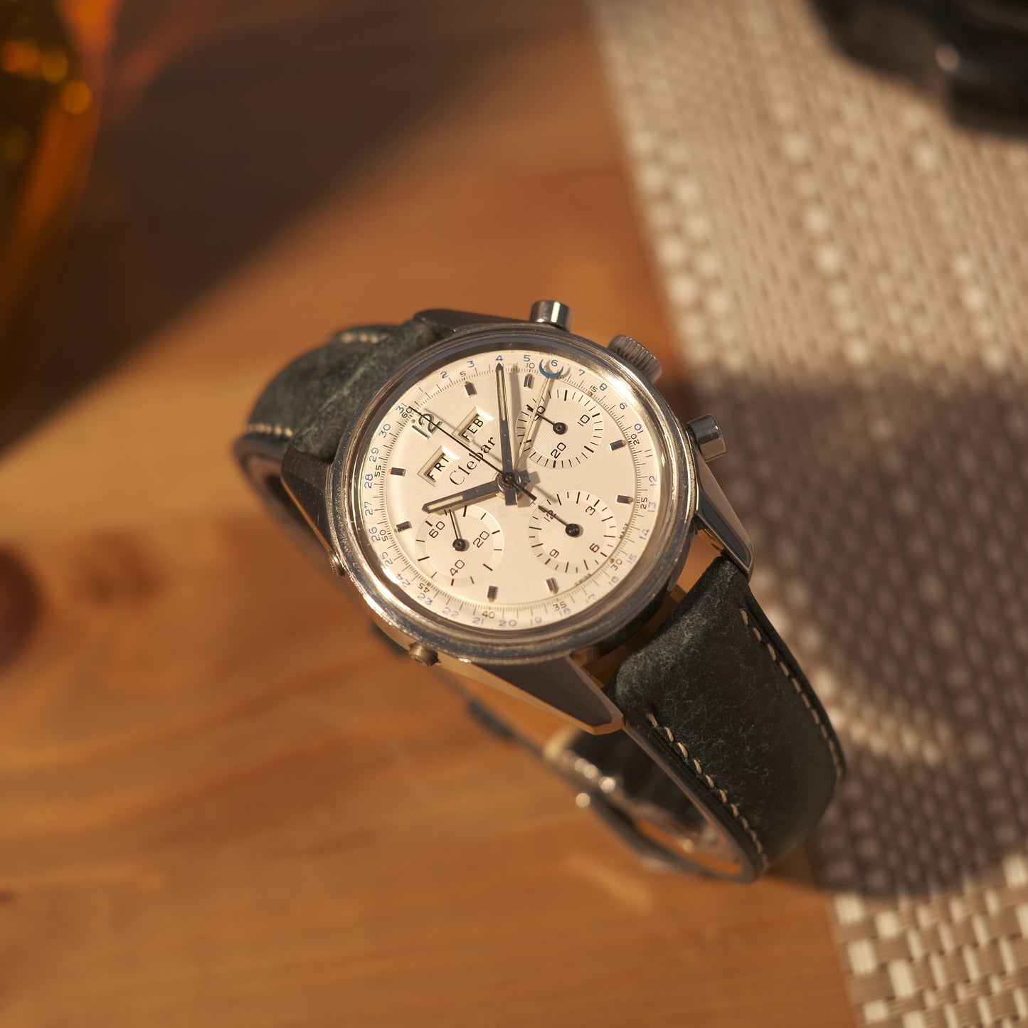 1960’s Triple Date Chronograph Valjoux 72c “Poor man’s Carrera” ref 2547 S.