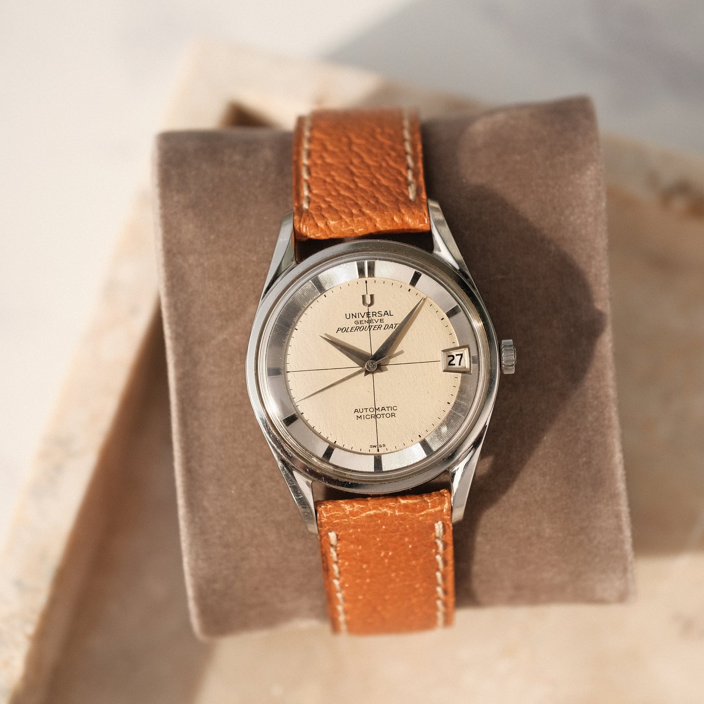 c1959-62’ Polerouter Micro-rotor Cream Dial 204610-3