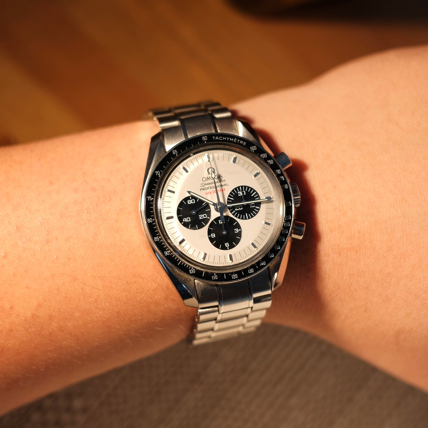 2006 Speedmaster Professional Apollo XI 35th Anniversary Panda, Box & Papers.