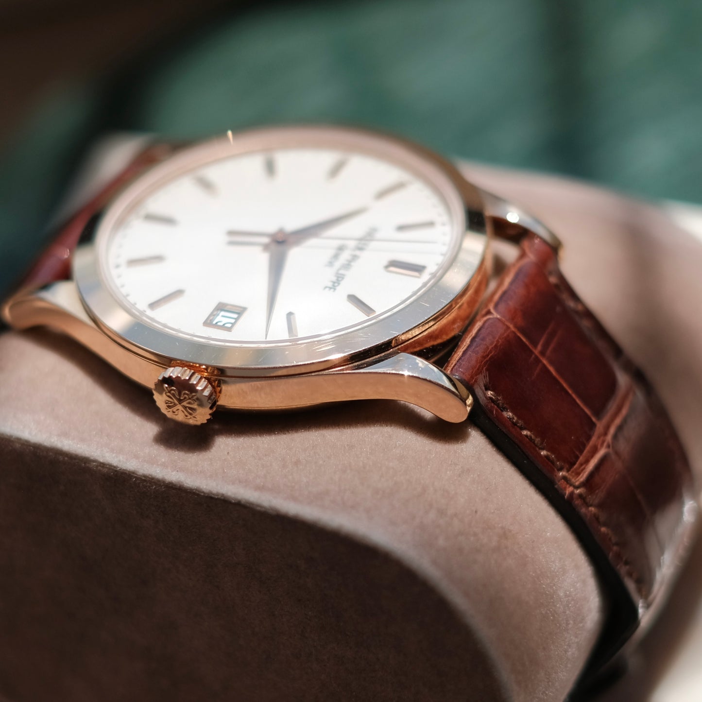 2008 Calatrava 5296R Rose Gold, Box & Papers