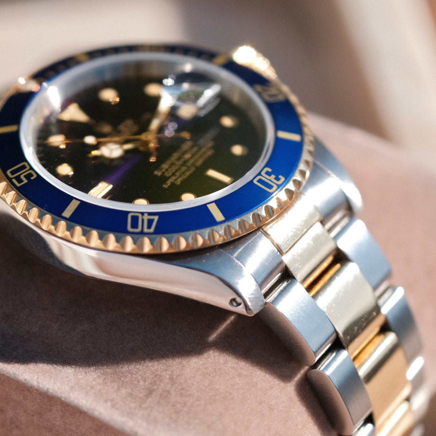 1991 SUBMARINER 16613 BLUESY PURPLE DIAL