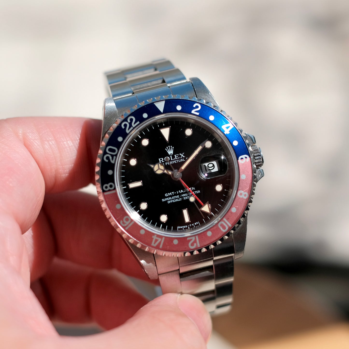 1995 Gmt-Master 16700 Pink Flamingo Creamy Patina, Watch Only.