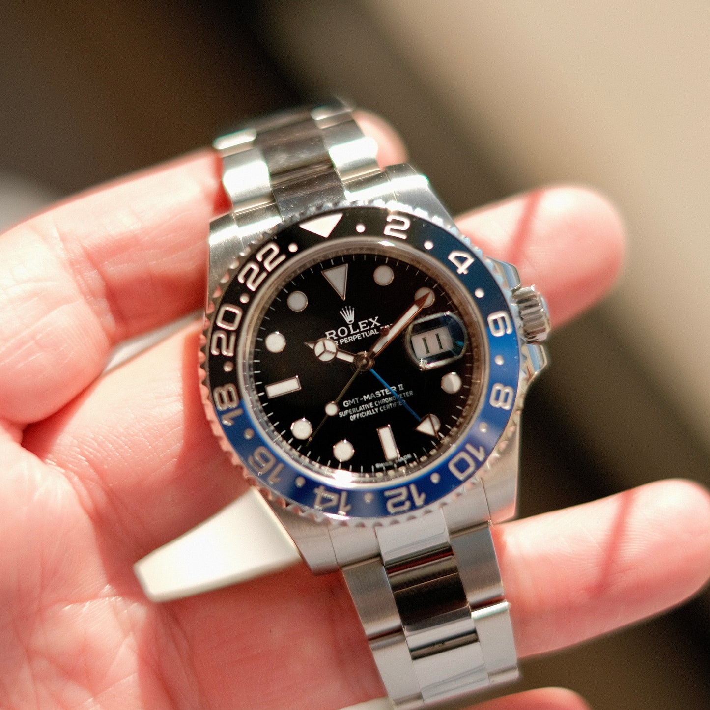 2014 Gmt-Master II ‘Batman’ 116710BLNR, Full Set!