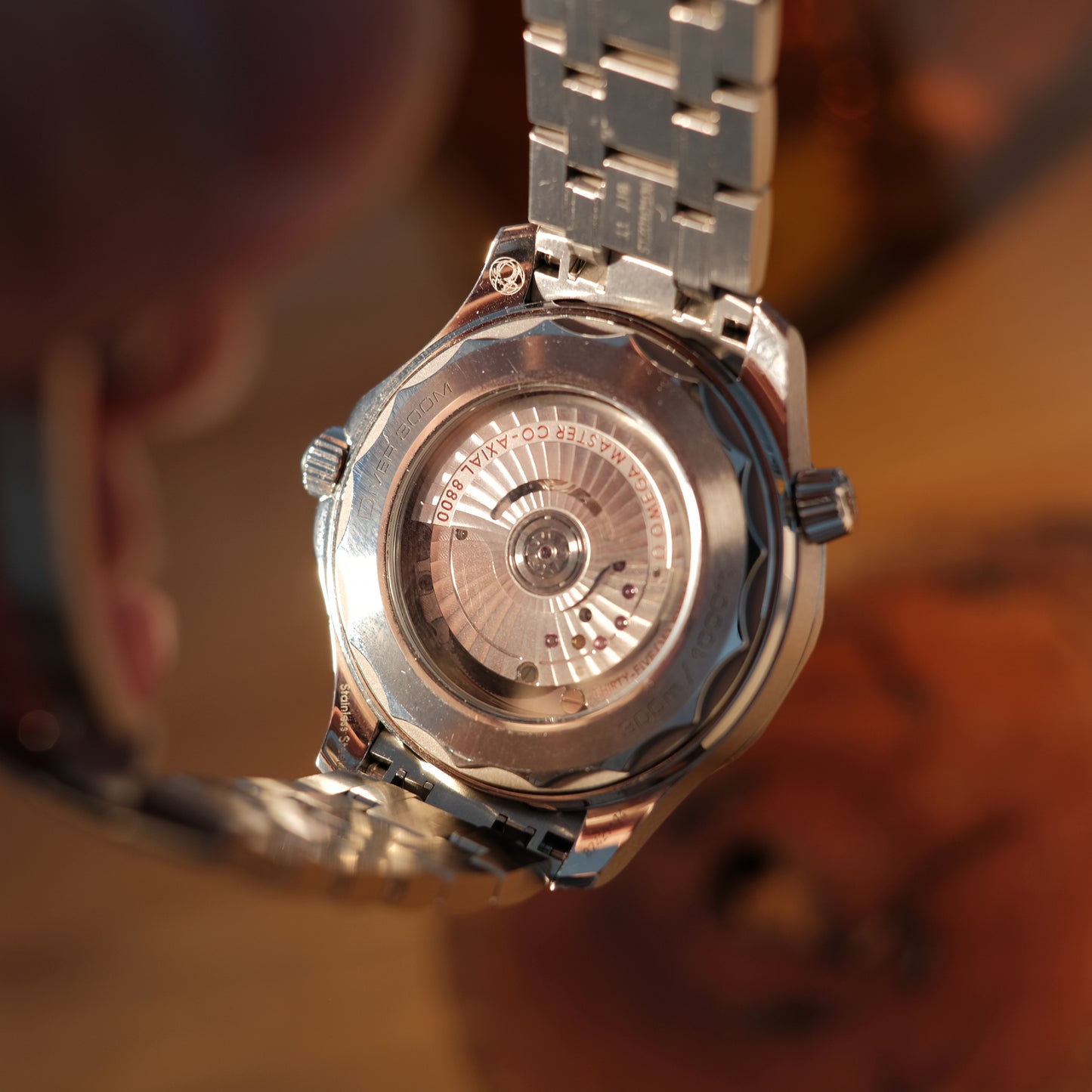 2019 Seamaster Professional Ceramic Blue on Bracelet, Box & Papers.