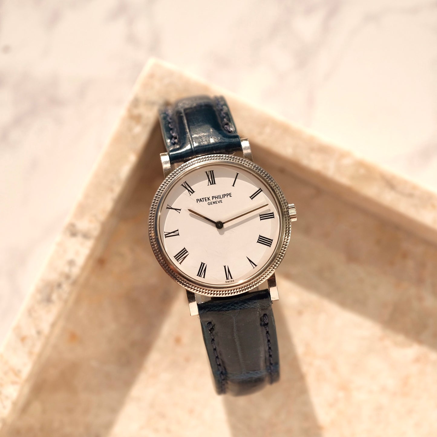 Calatrava Micro-Rotor 18k White Gold 5120G