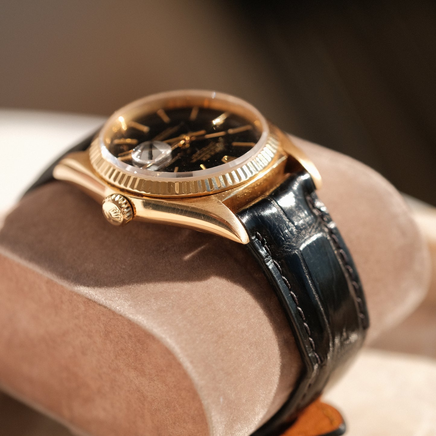 1979 Datejust 36 18k Gold with black dial, ref 16018