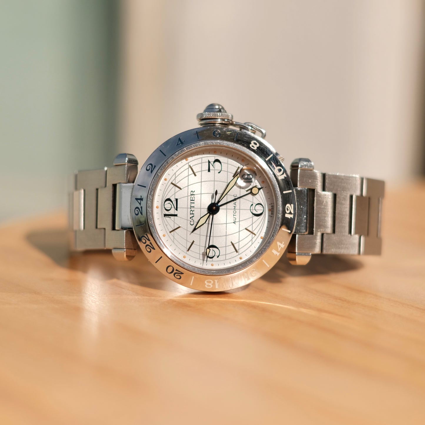 1990’s Pasha C GMT Ref 2377, Pumpkin Patina dial!