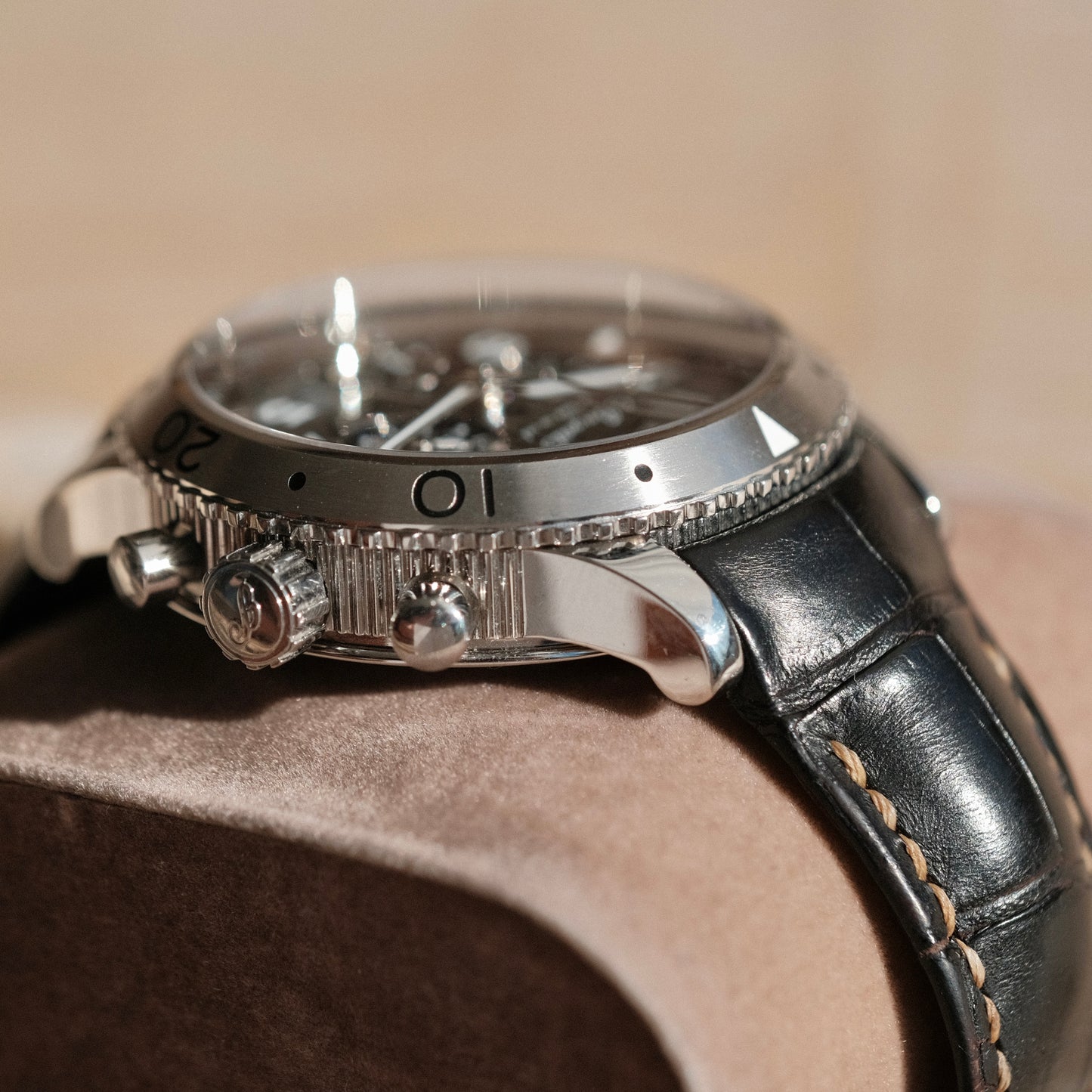 Type XXI Transatlantique Chronograph, Ref 3810ST with Travel Case.