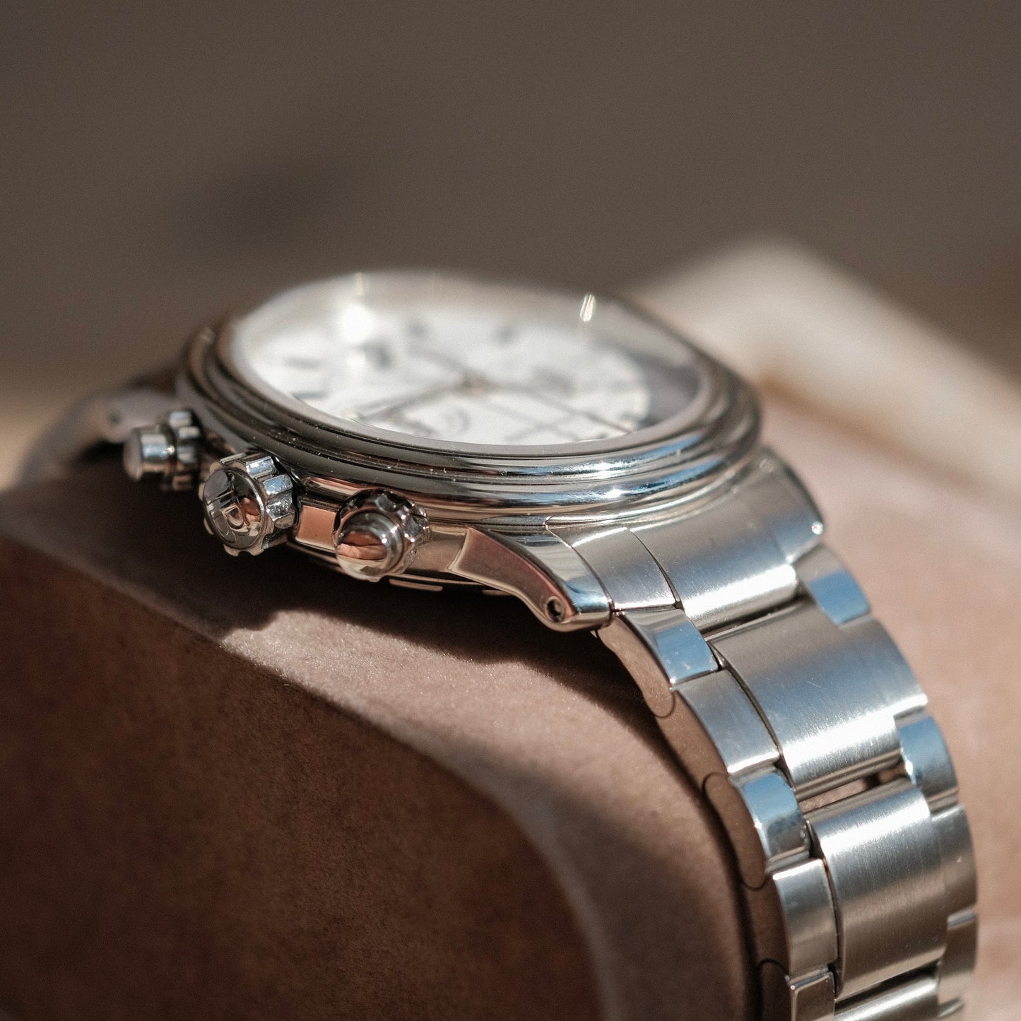 Leman Chronograph Ref 2185 , Frédéric Piguet Movement, with Travel Case.