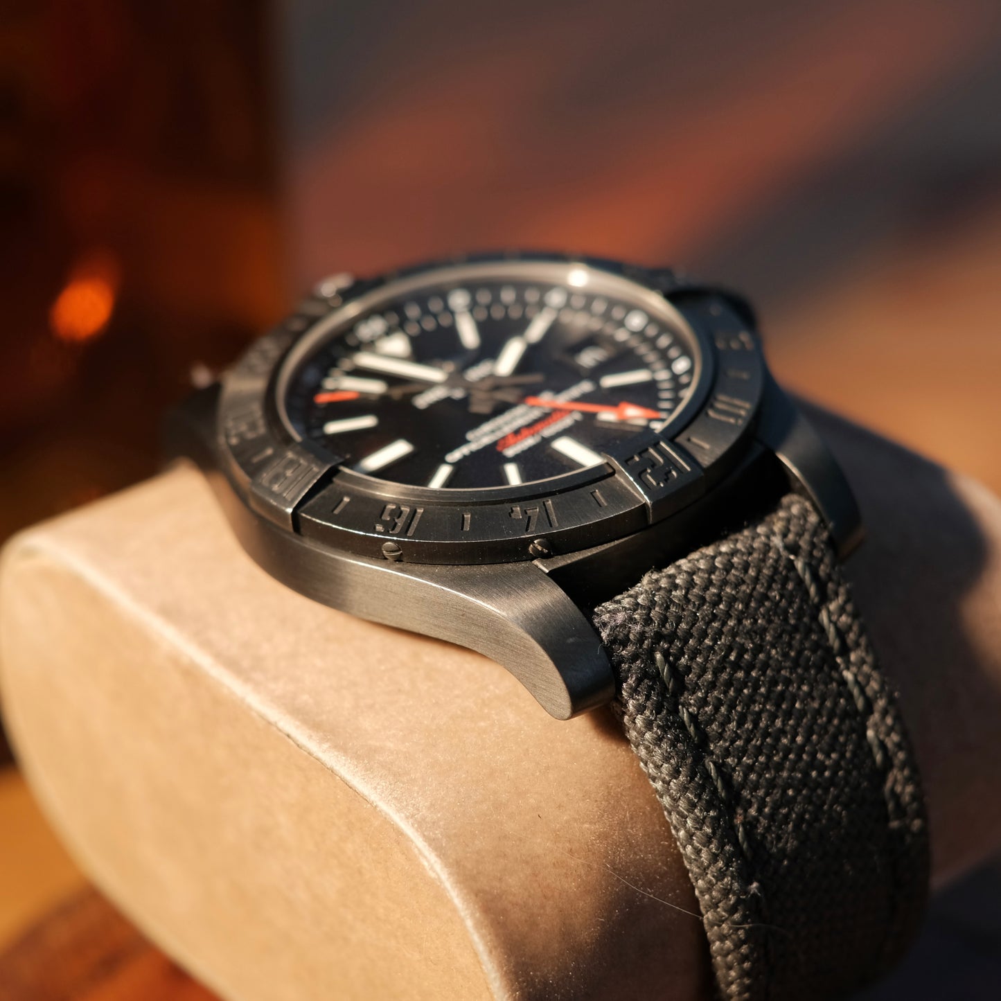 2017 Avenger II GMT Black Steel Volcano Black, Box & Papers.