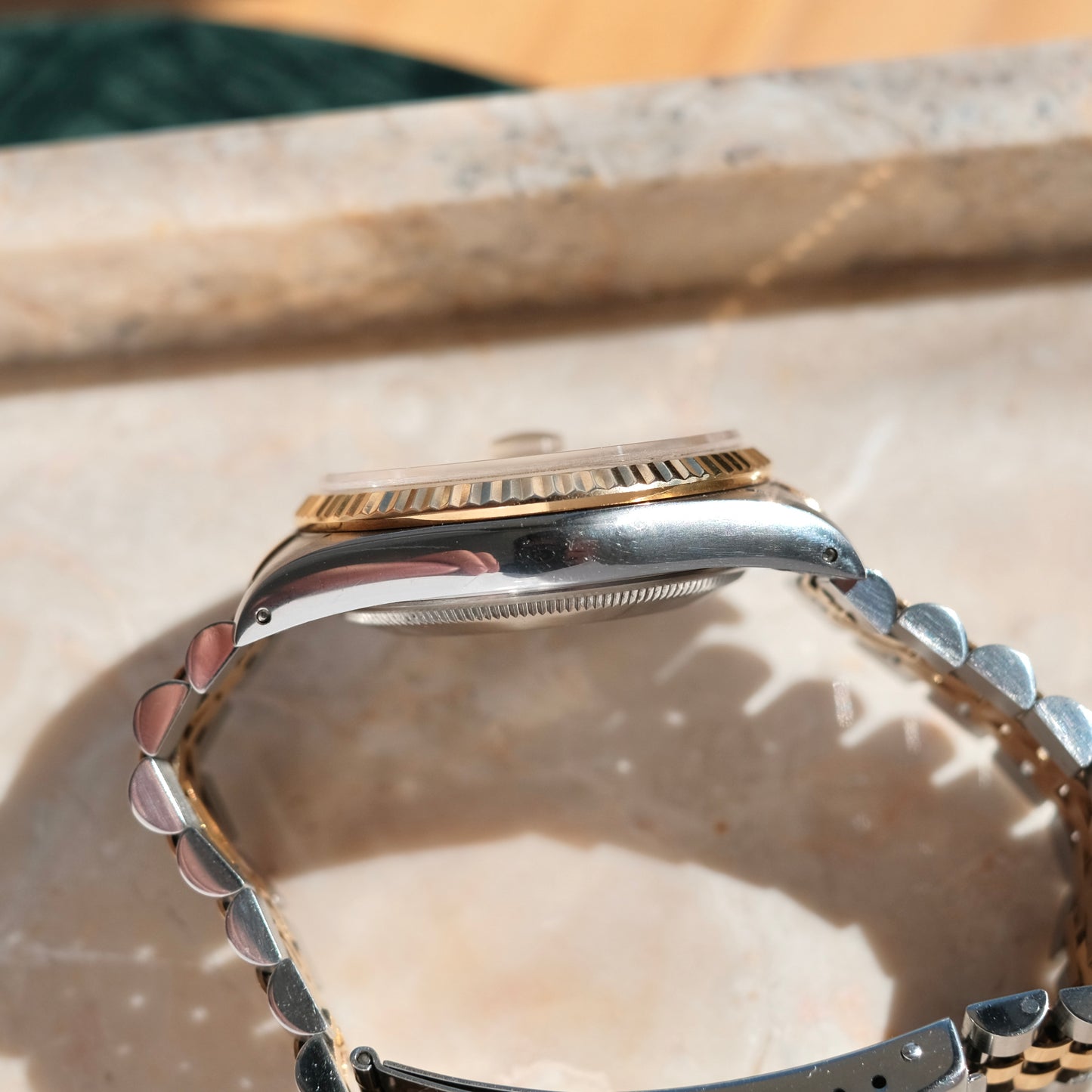 1988 Datejust 36 Two-tone ‘Lemon’ dial with roman numerals, watch only.