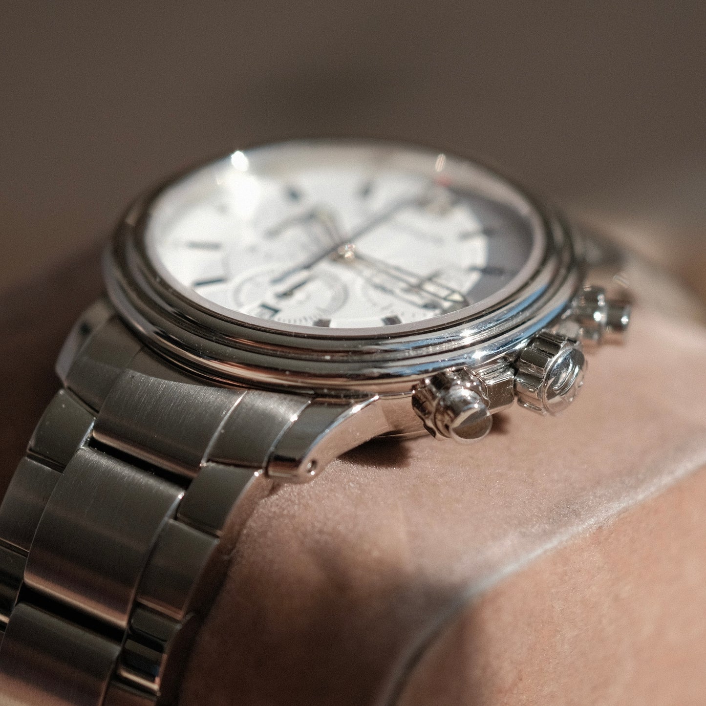 Leman Chronograph Ref 2185 , Frédéric Piguet Movement, with Travel Case.