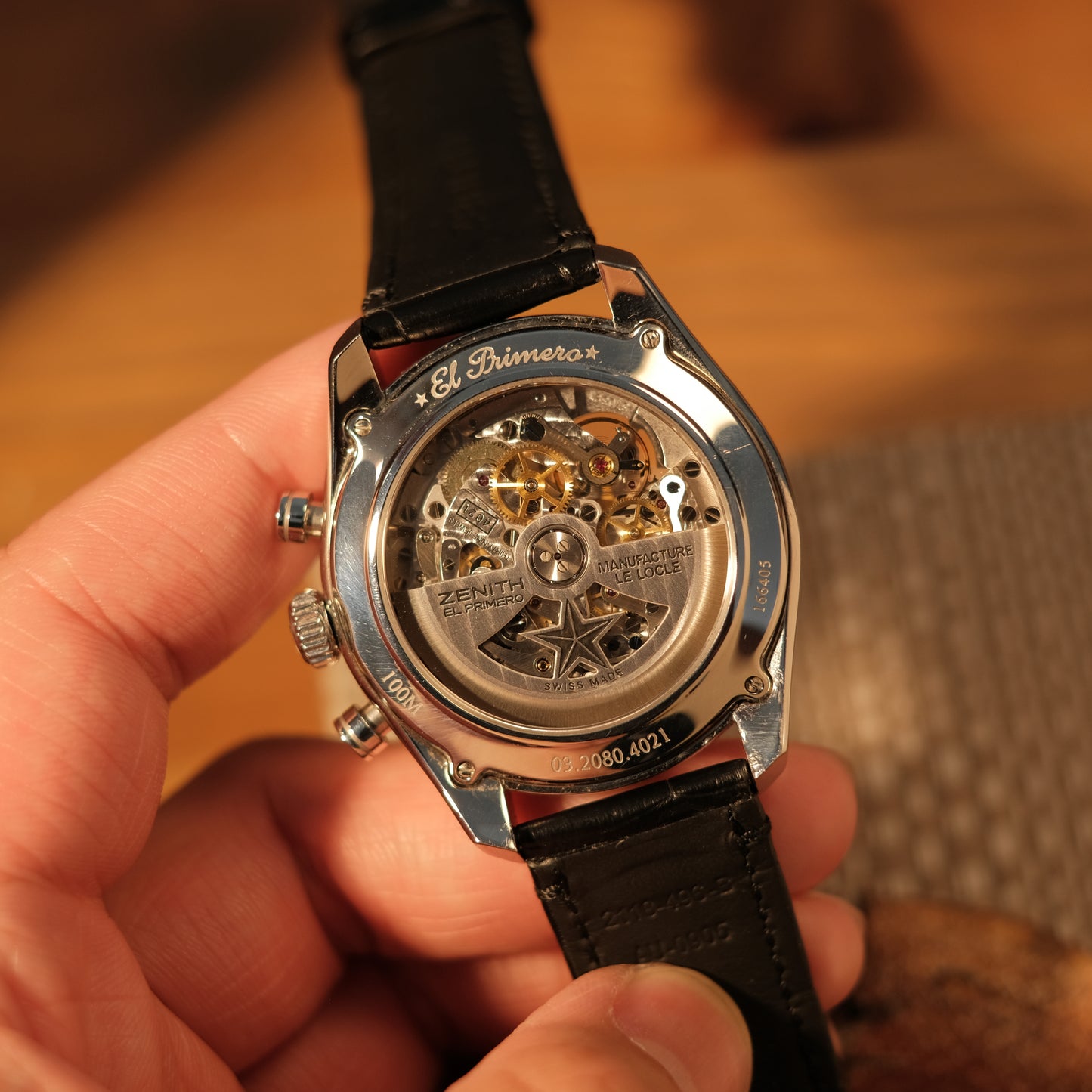 2019 El Primero Chronomaster Open Heart Power Reserve Silver Dial, Ref 03.2080.4021 with Papers.