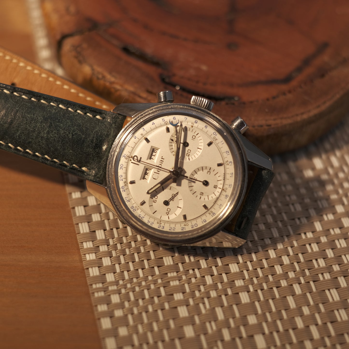 1960’s Triple Date Chronograph Valjoux 72c “Poor man’s Carrera” ref 2547 S.