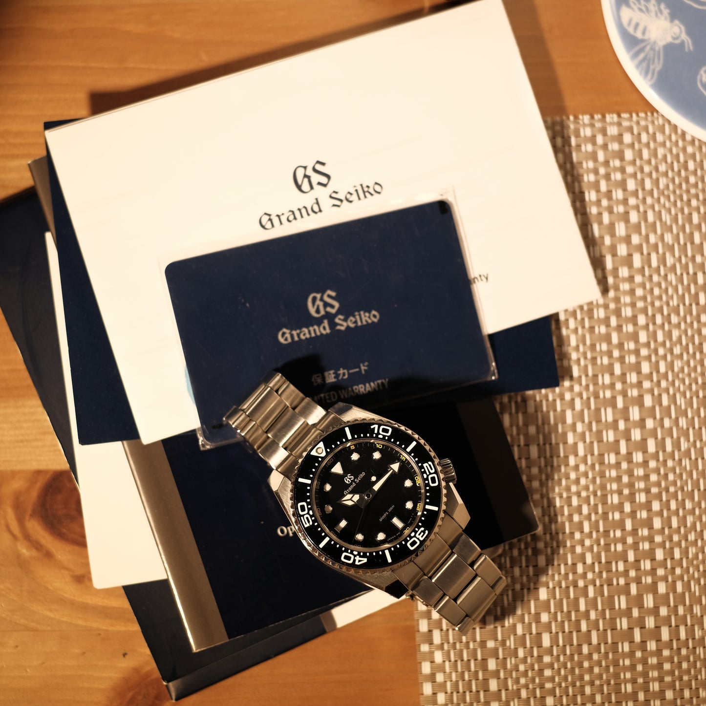 2019 Sports collection diver ref SBGX335, with Booklets & papers.