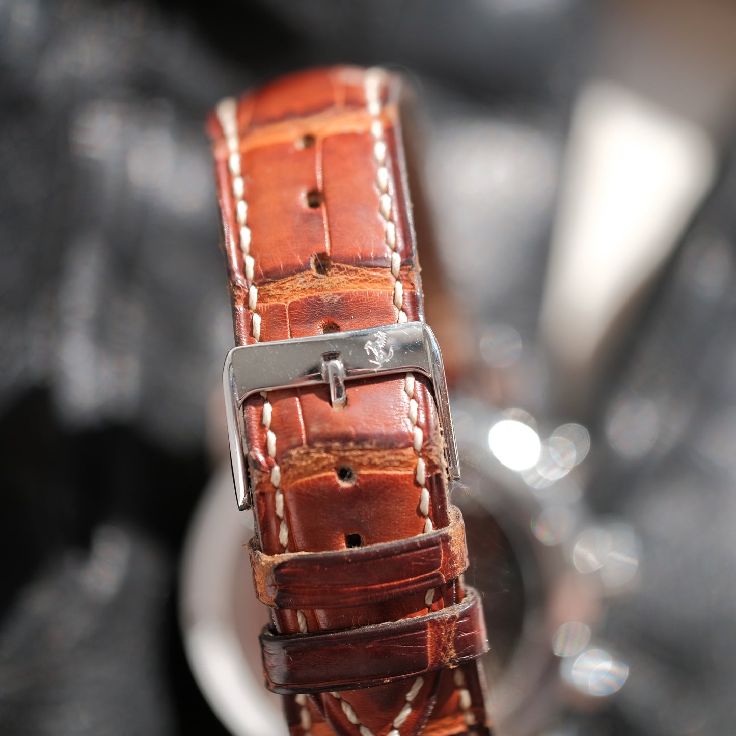 1990’s Ferrari Chronograph ref 8020, With Original Box.