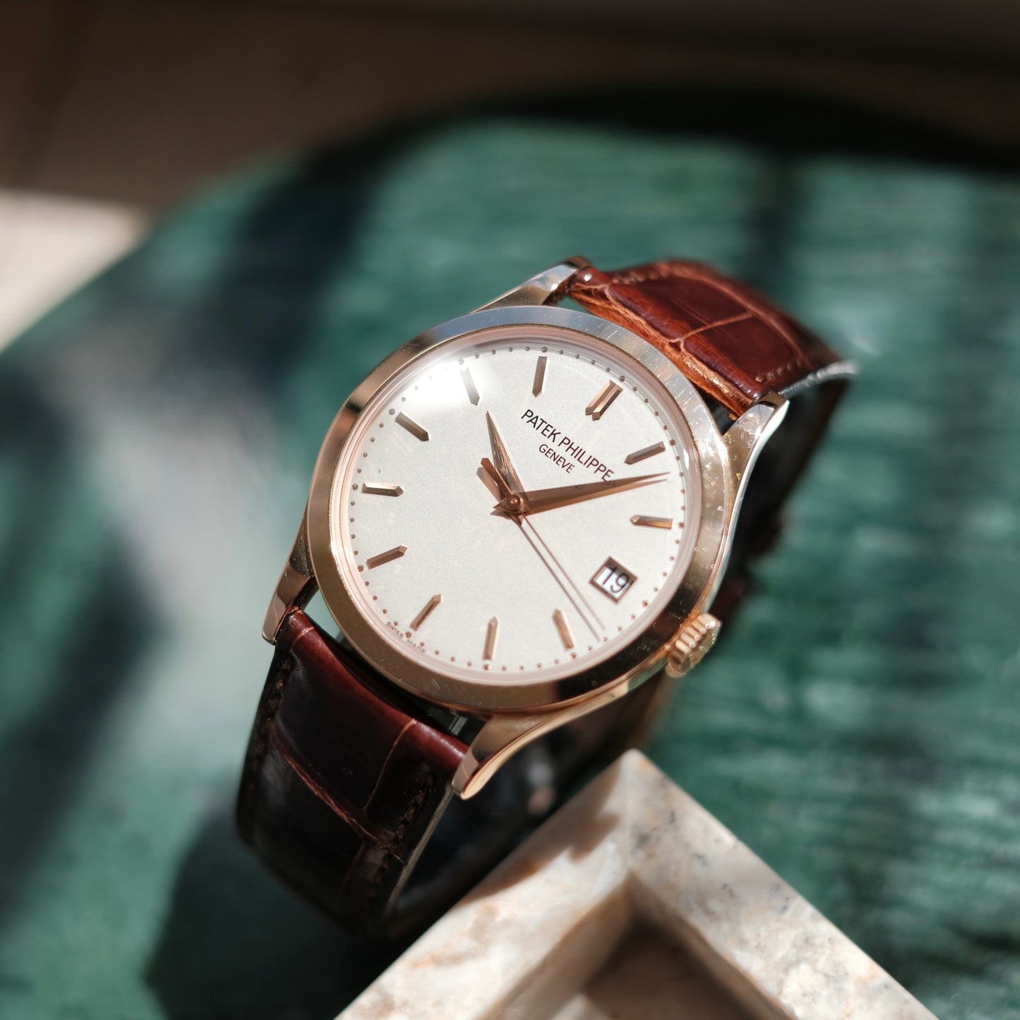 2008 Calatrava 5296R Rose Gold, Box & Papers